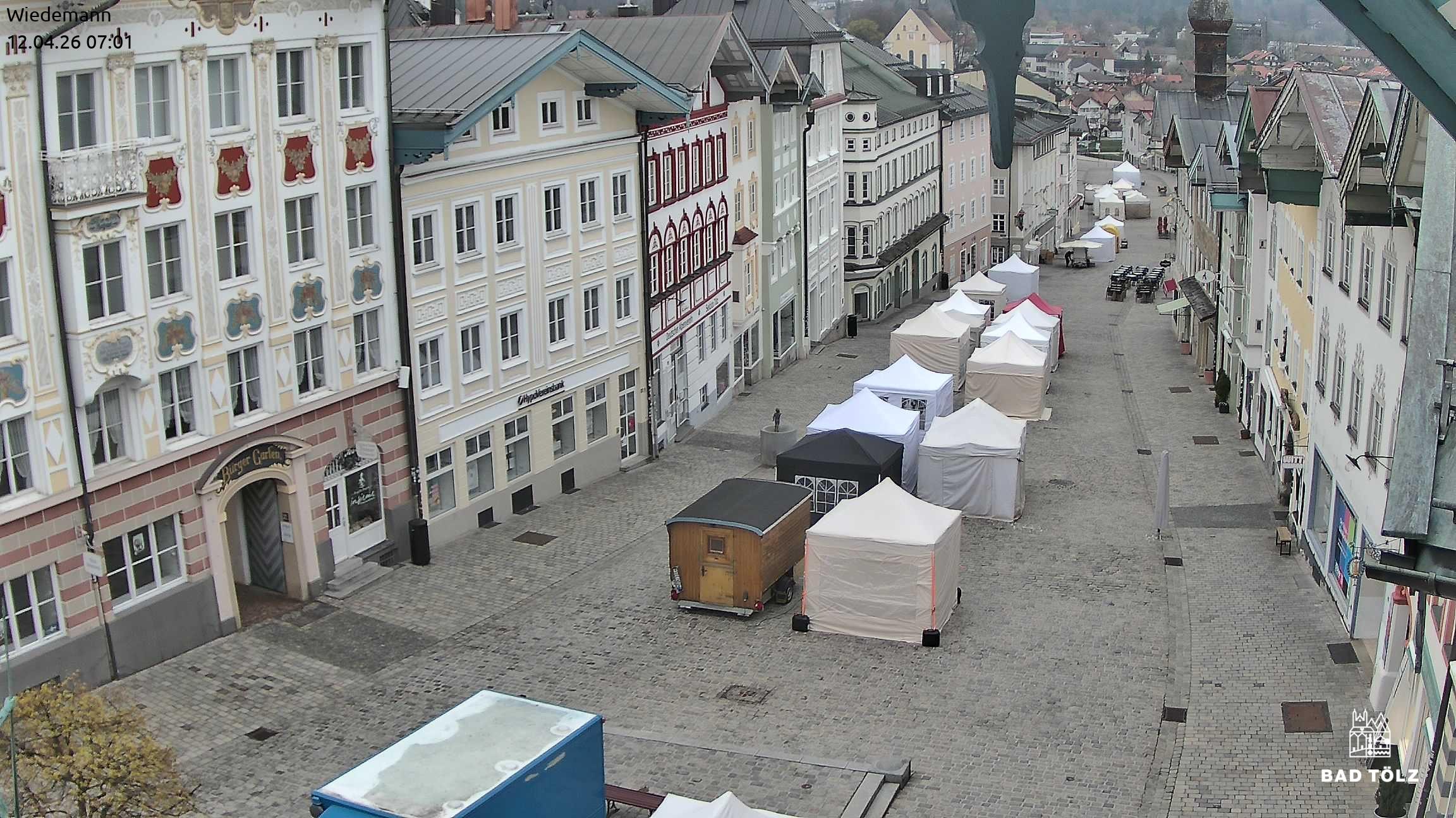 Archived image Webcam Bad Tölz - Marktstraße