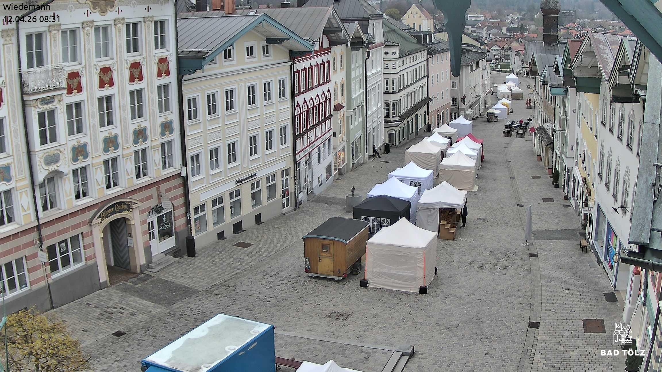 Archived image Webcam Bad Tölz - Marktstraße