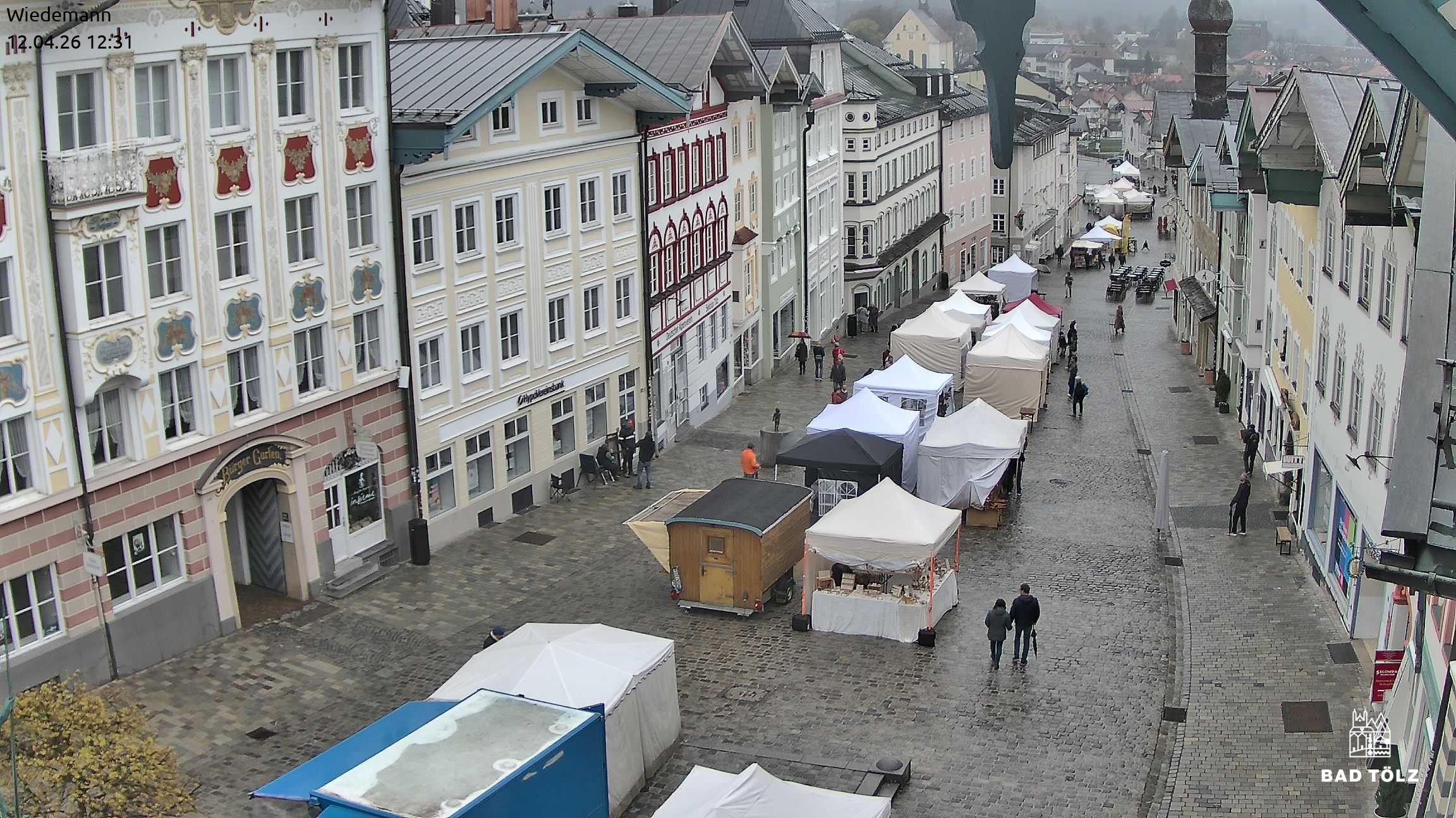 Archived image Webcam Bad Tölz - Marktstraße