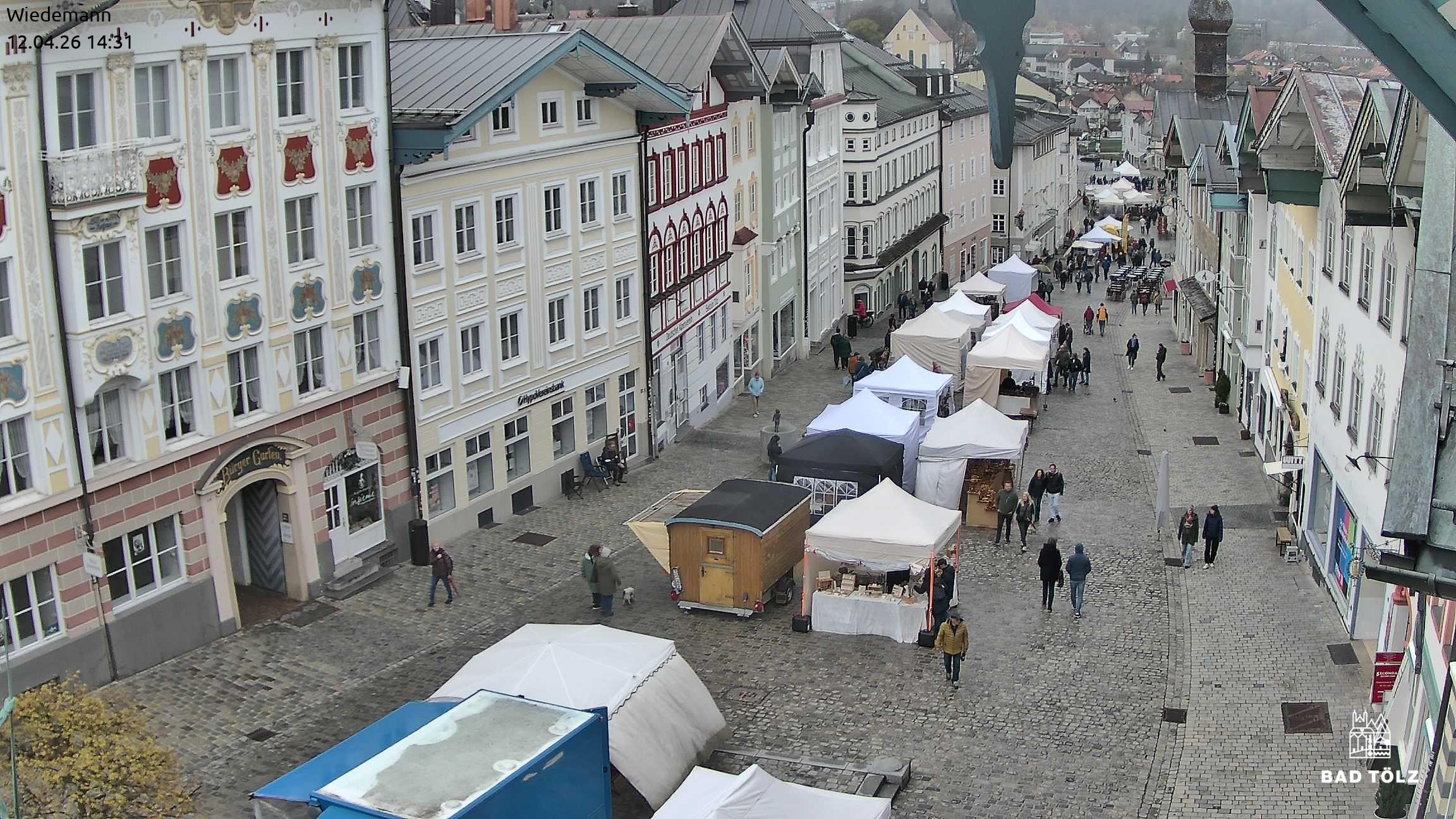 Archived image Webcam Bad Tölz - Marktstraße