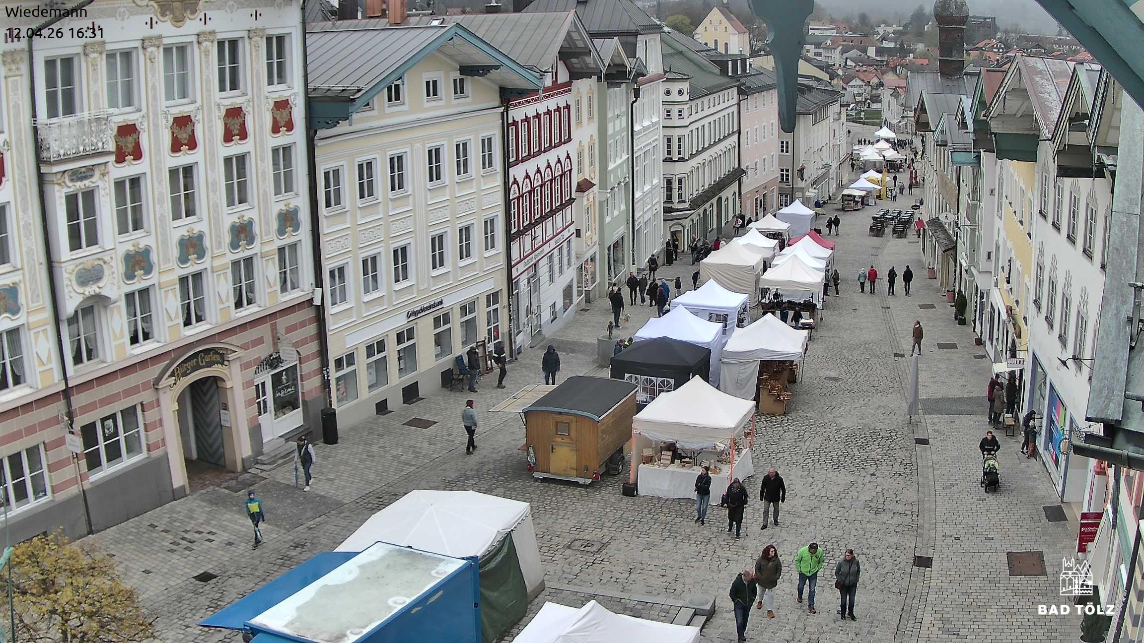Archived image Webcam Bad Tölz - Marktstraße