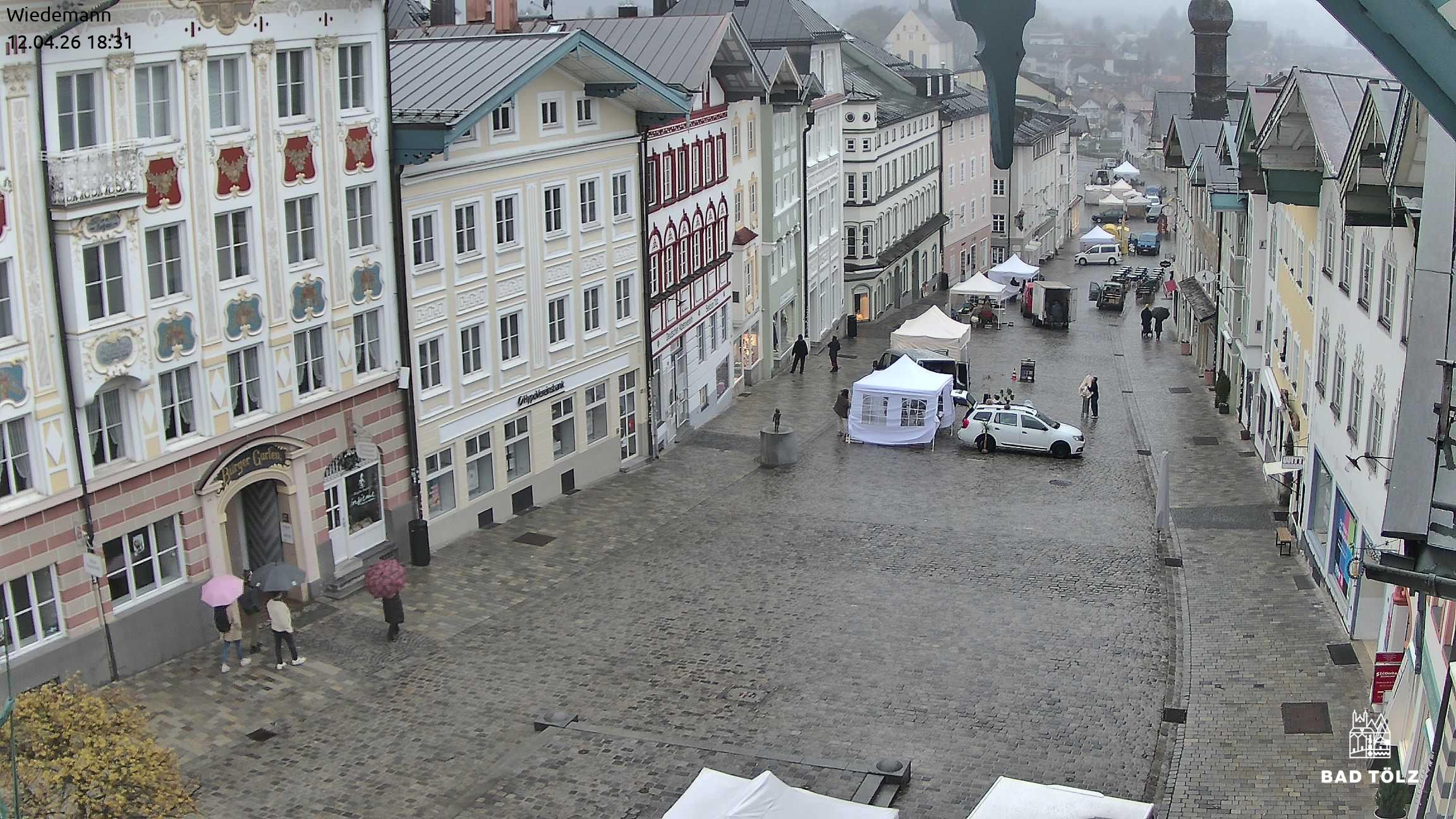 Archived image Webcam Bad Tölz - Marktstraße