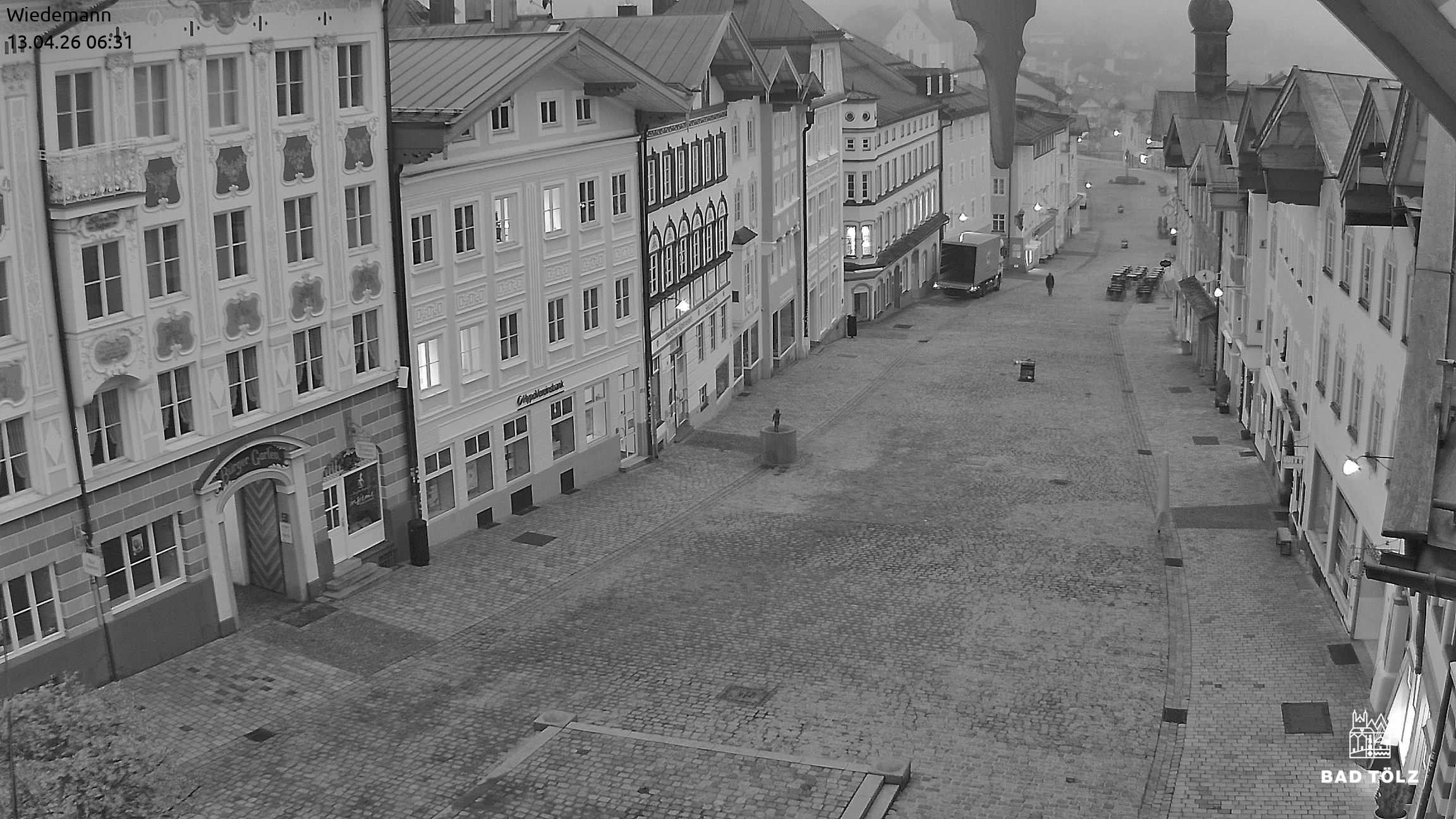 Archiv Foto Webcam Obere Marktstraße Bad Tölz