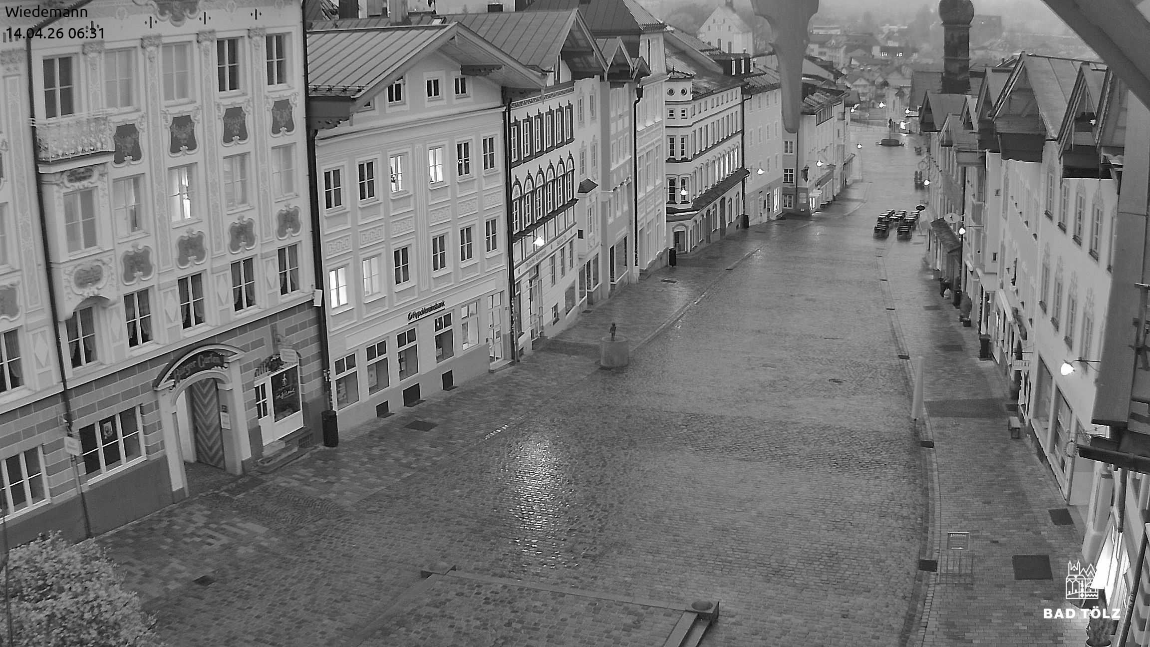 Archiv Foto Webcam Obere Marktstraße Bad Tölz