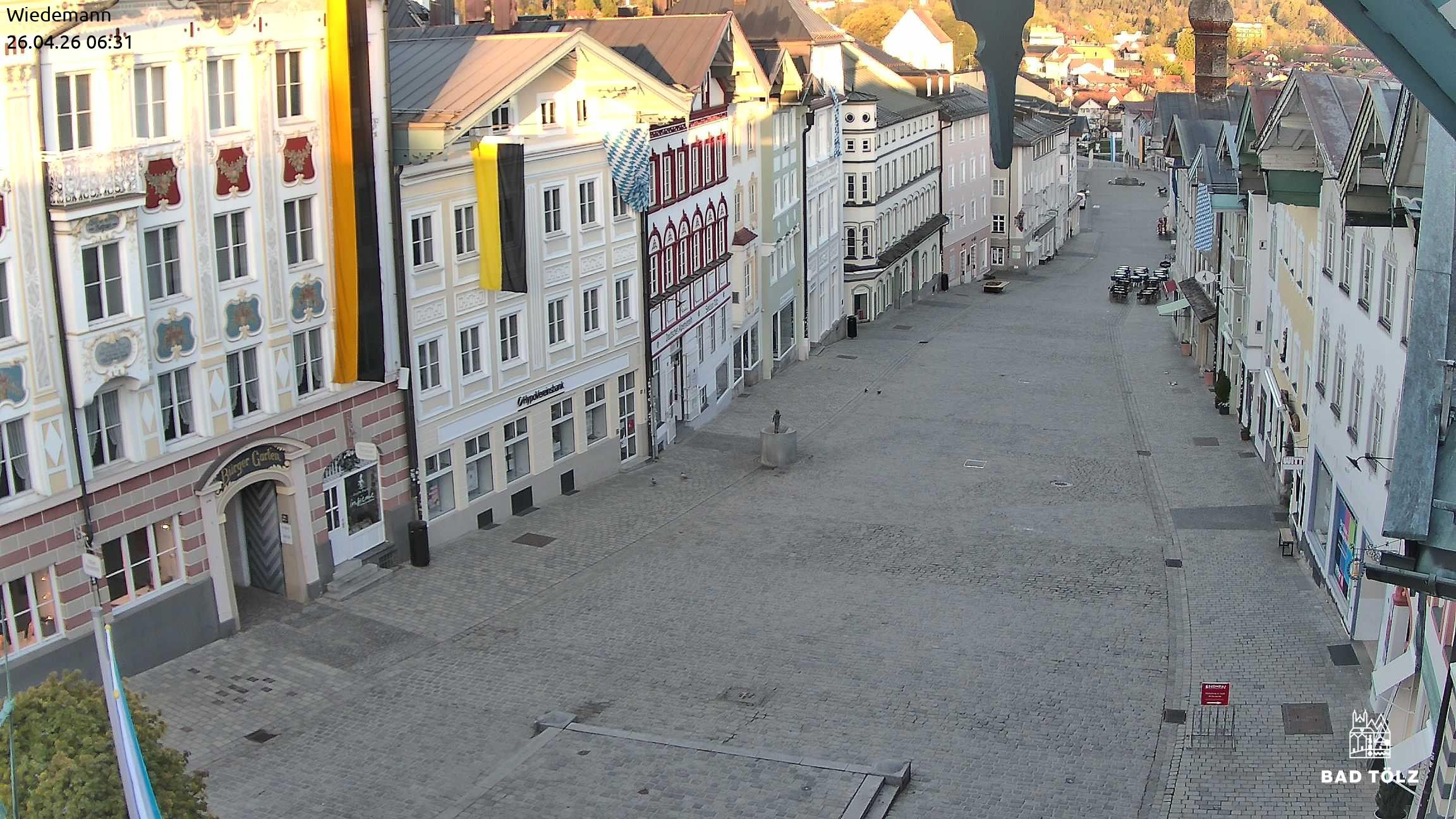 Archived image Webcam Bad Tölz - Marktstraße