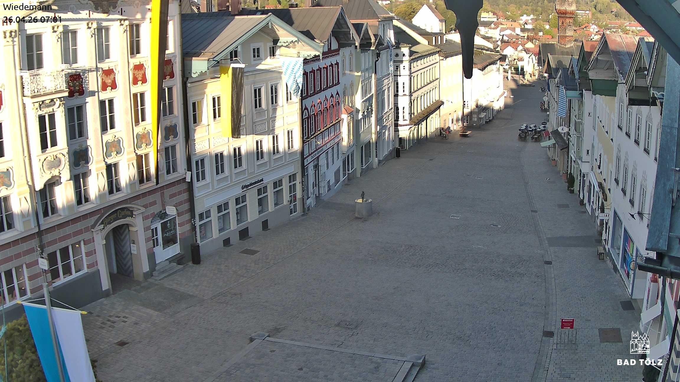 Archived image Webcam Bad Tölz - Marktstraße