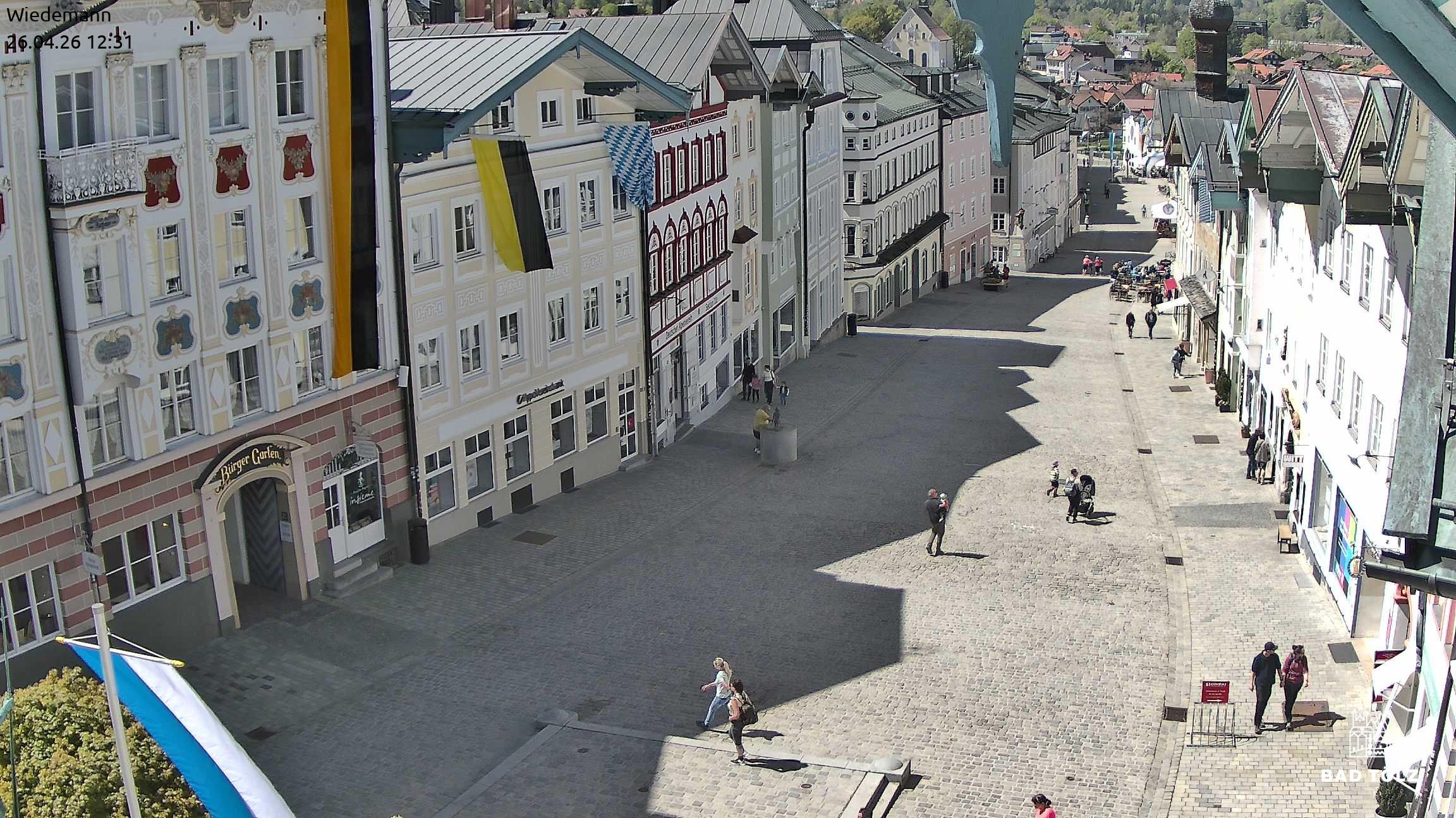 Archived image Webcam Bad Tölz - Marktstraße