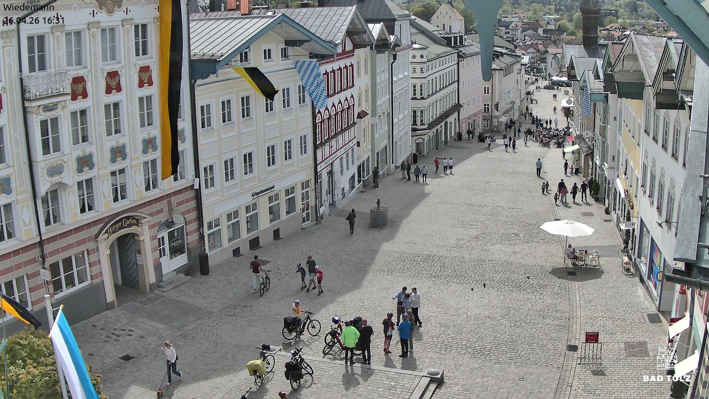 Archived image Webcam Bad Tölz - Marktstraße