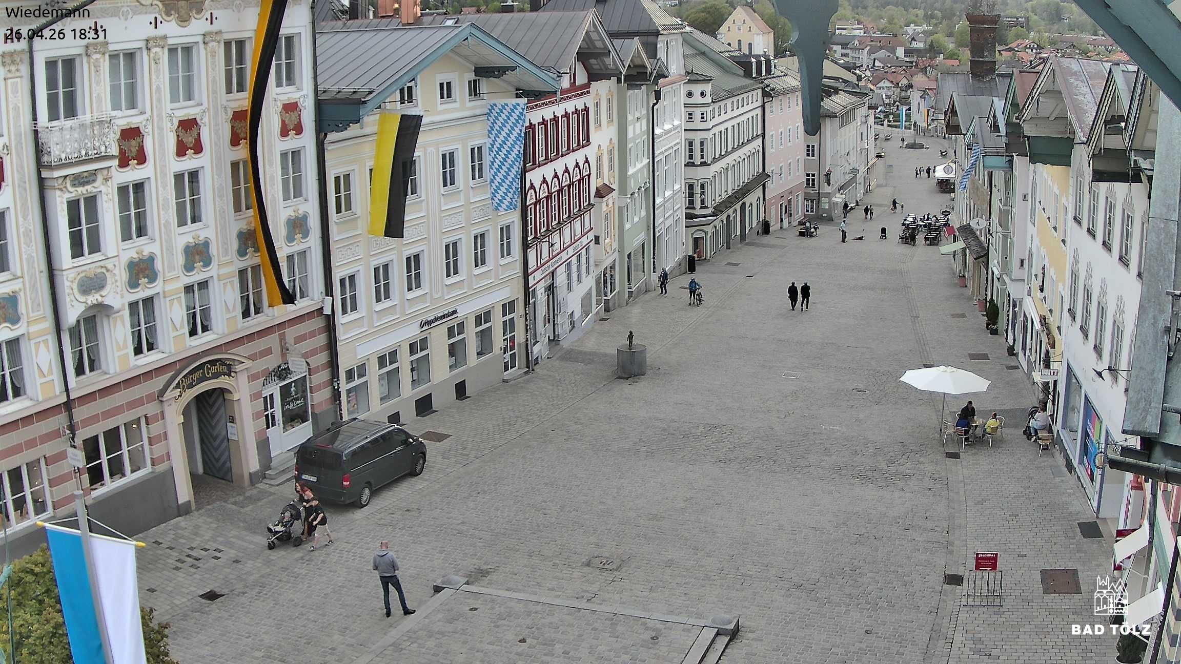 Archived image Webcam Bad Tölz - Marktstraße