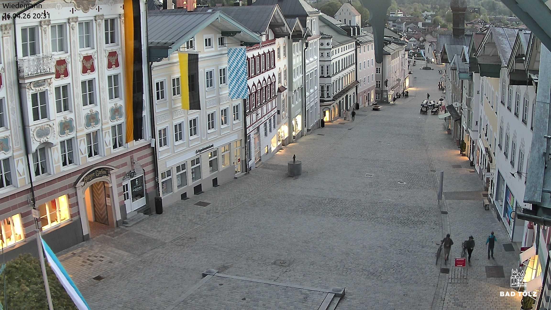 Archived image Webcam Bad Tölz - Marktstraße