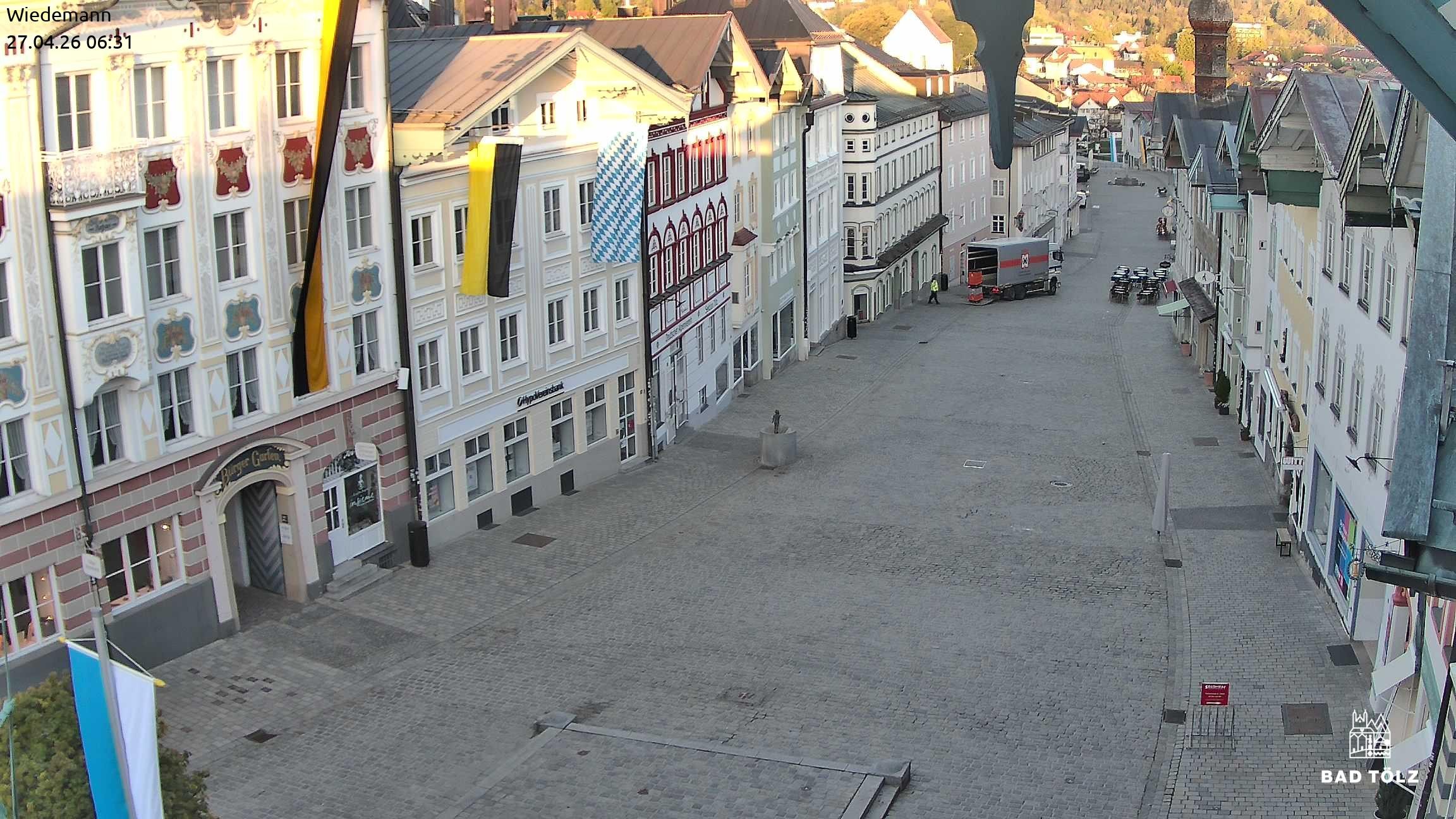 Archived image Webcam Bad Tölz - Marktstraße