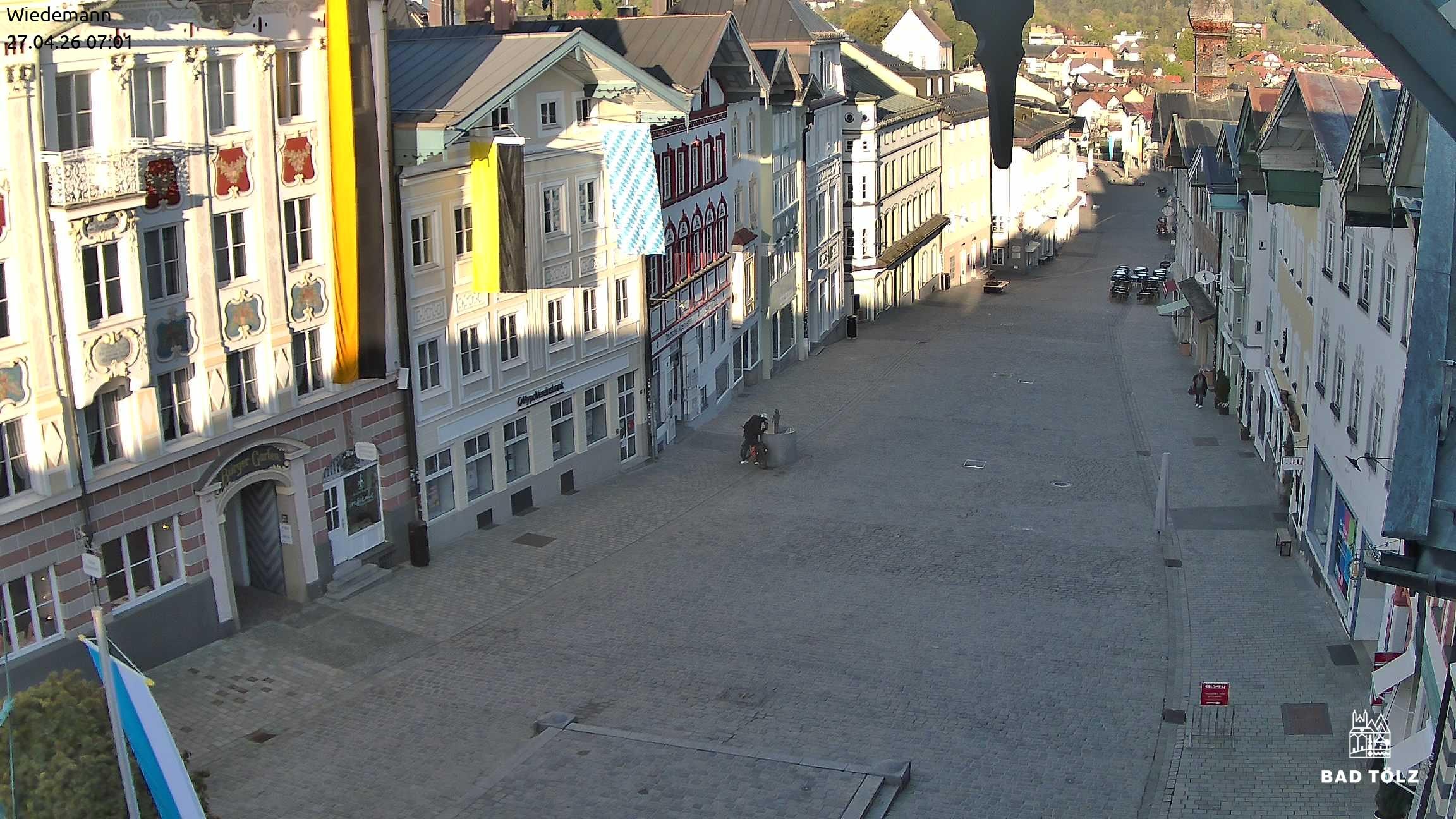 Archived image Webcam Bad Tölz - Marktstraße