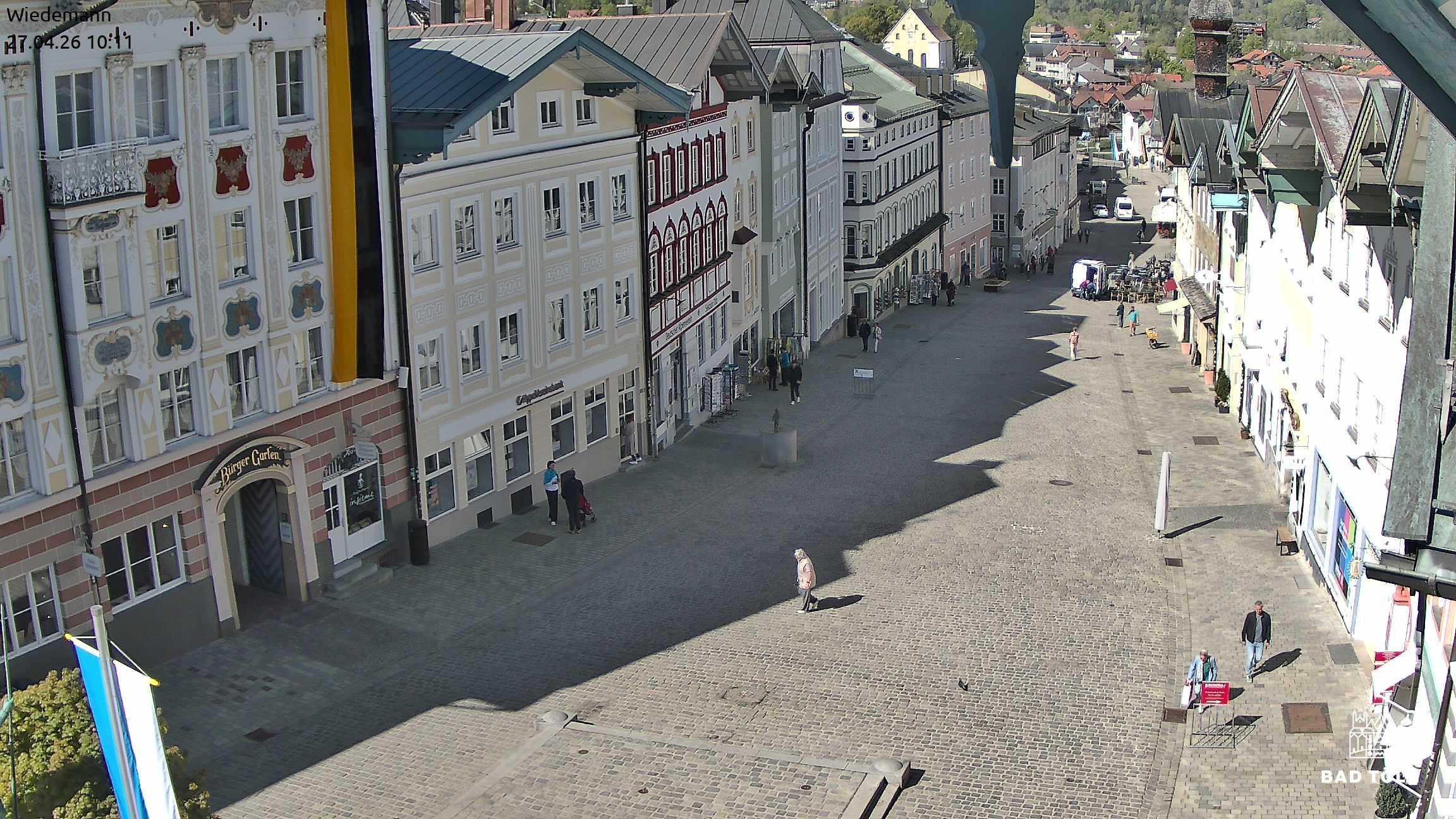 Archived image Webcam Bad Tölz - Marktstraße