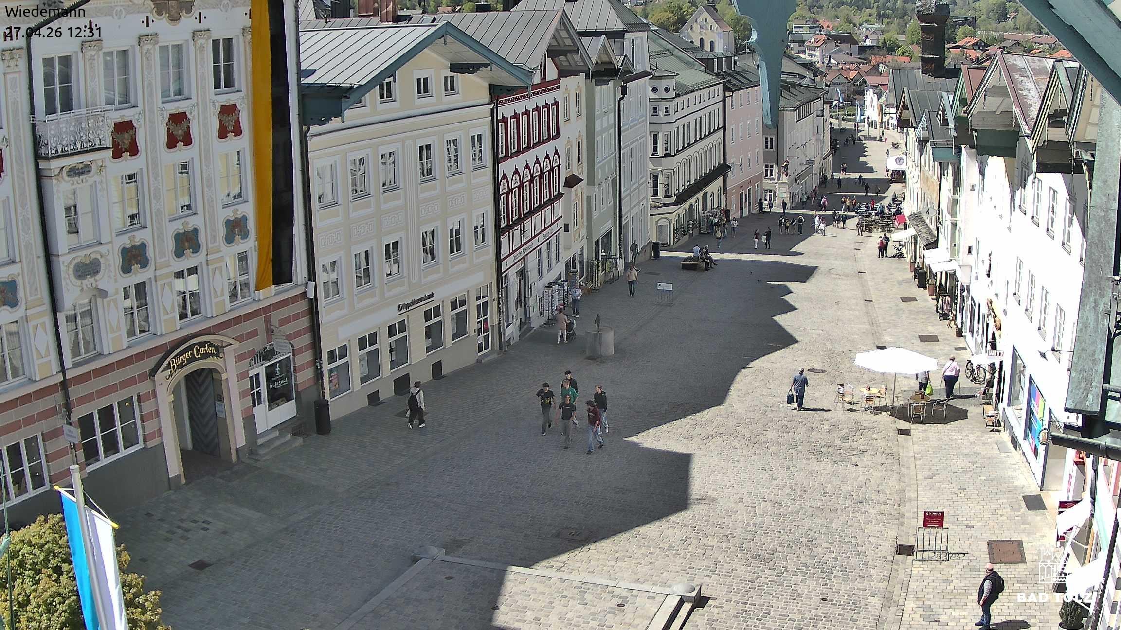 Archived image Webcam Bad Tölz - Marktstraße