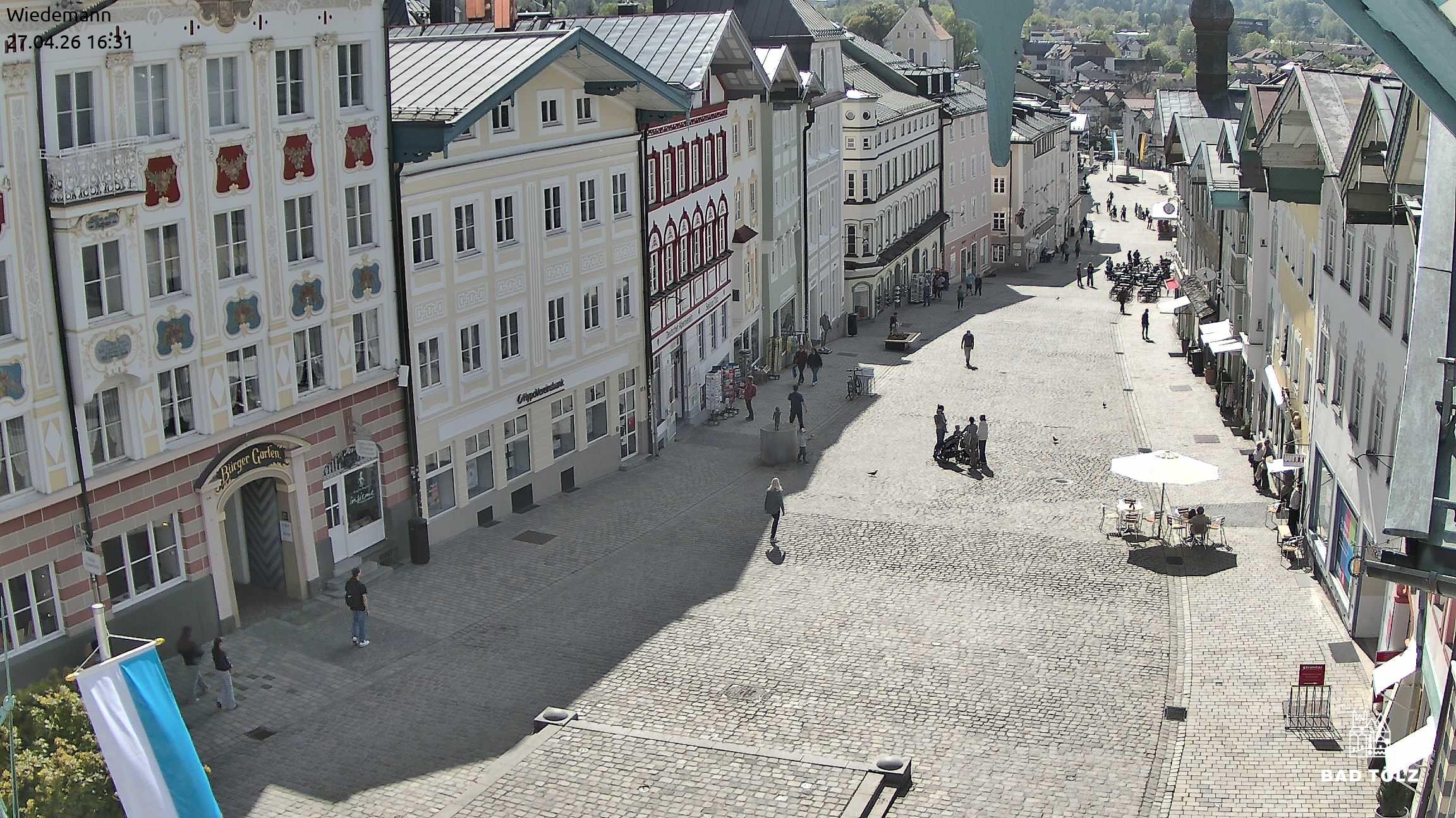 Archived image Webcam Bad Tölz - Marktstraße