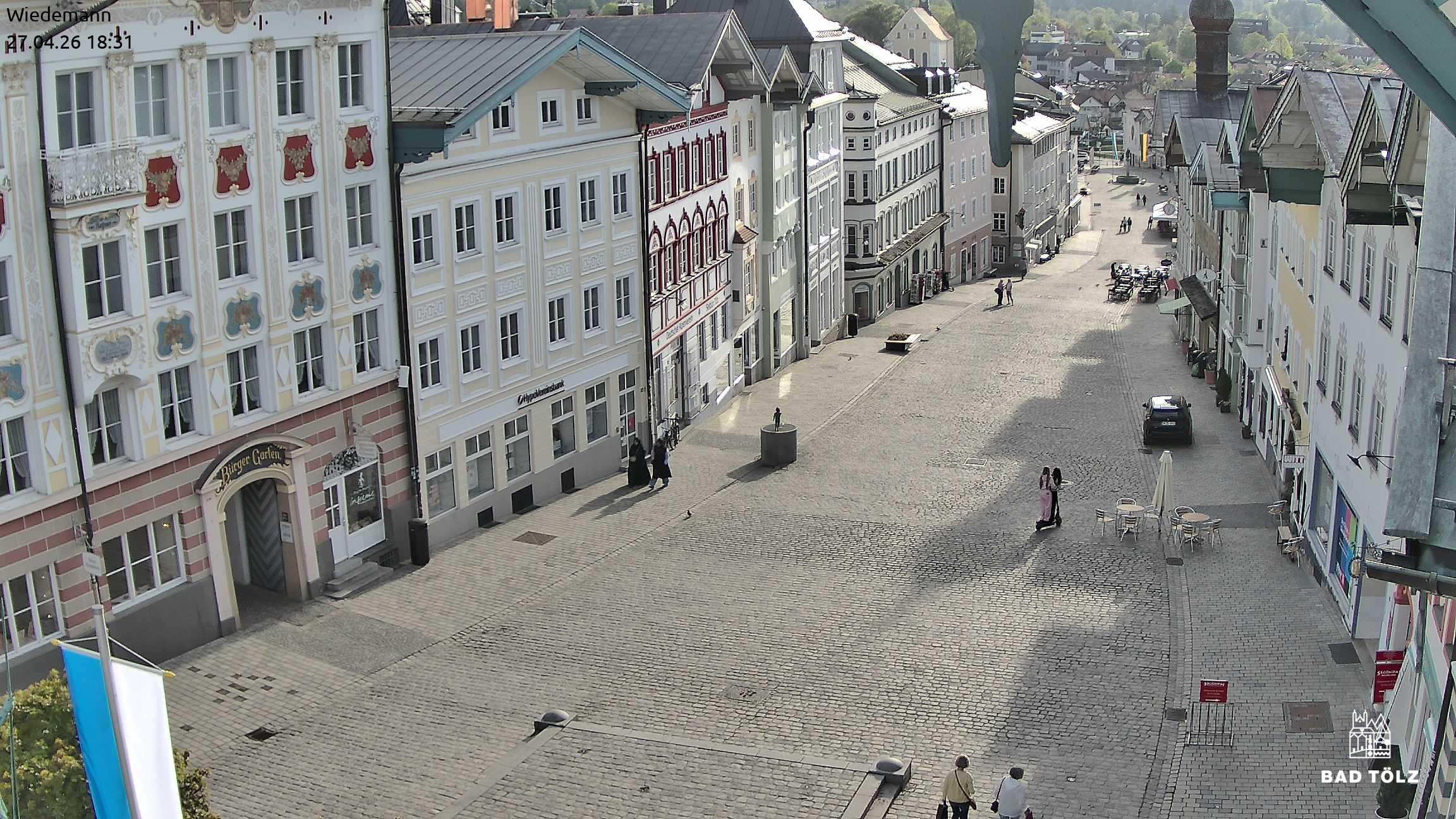 Archived image Webcam Bad Tölz - Marktstraße
