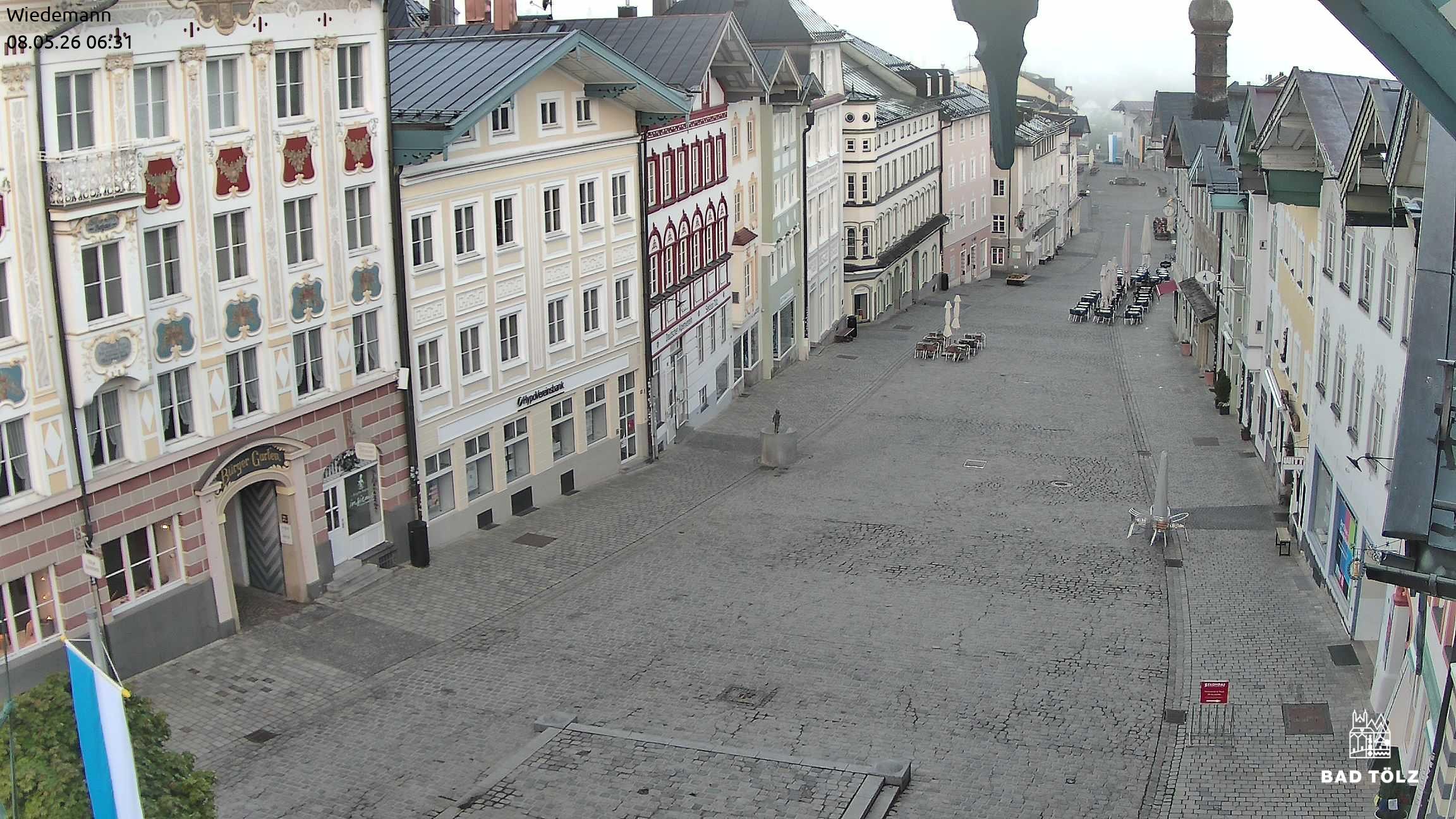 Archived image Webcam Bad Tölz - Marktstraße