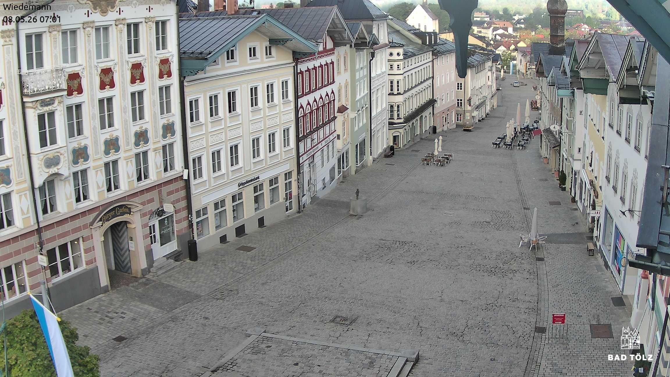 Archived image Webcam Bad Tölz - Marktstraße