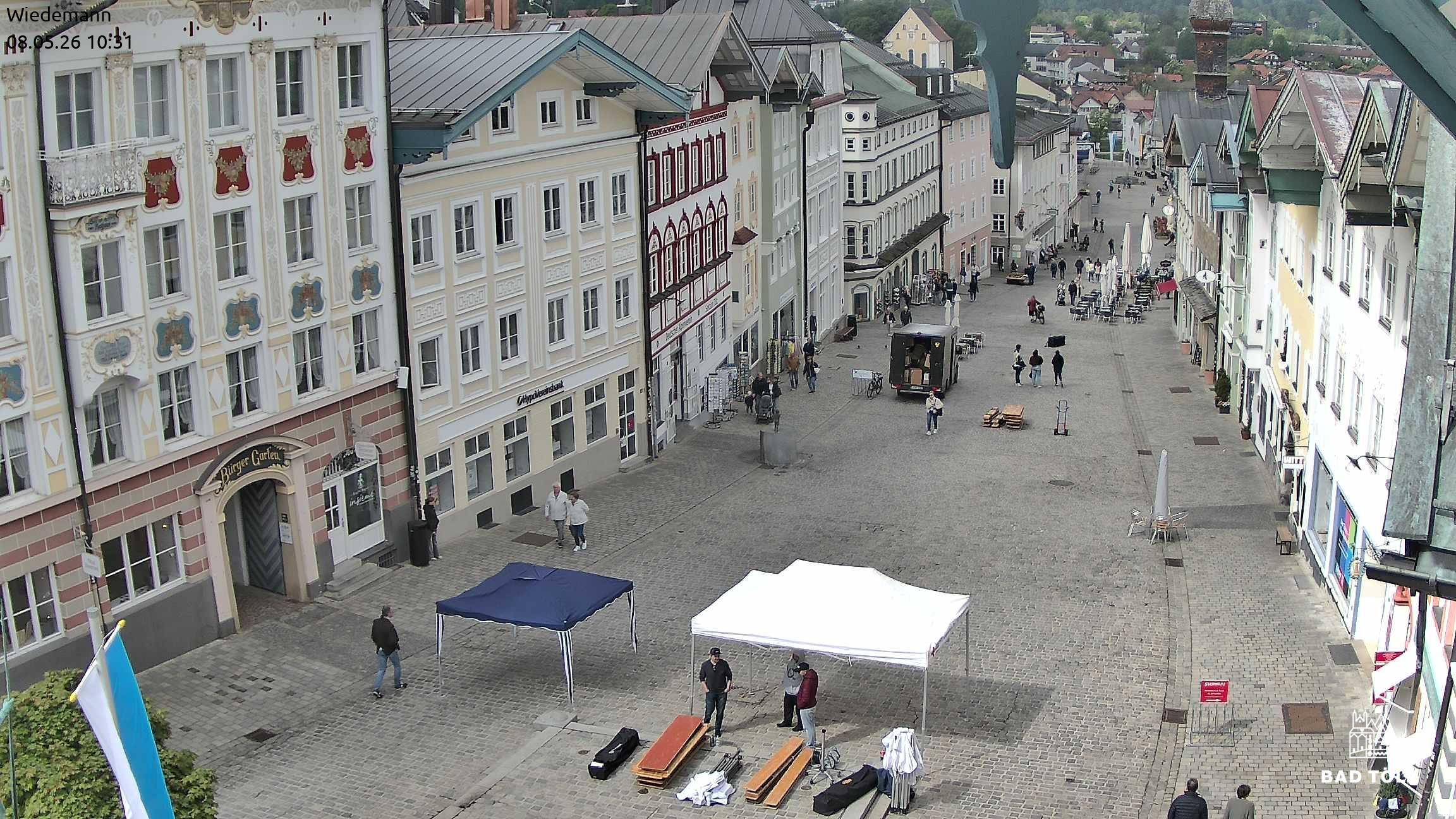 Archived image Webcam Bad Tölz - Marktstraße