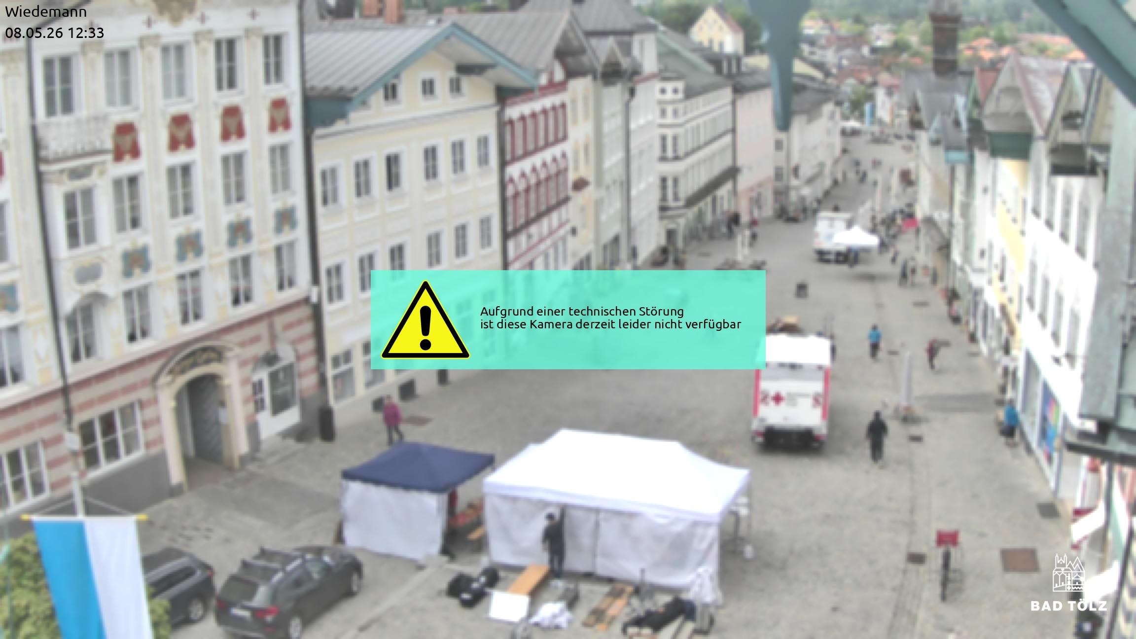 Archived image Webcam Bad Tölz - Marktstraße