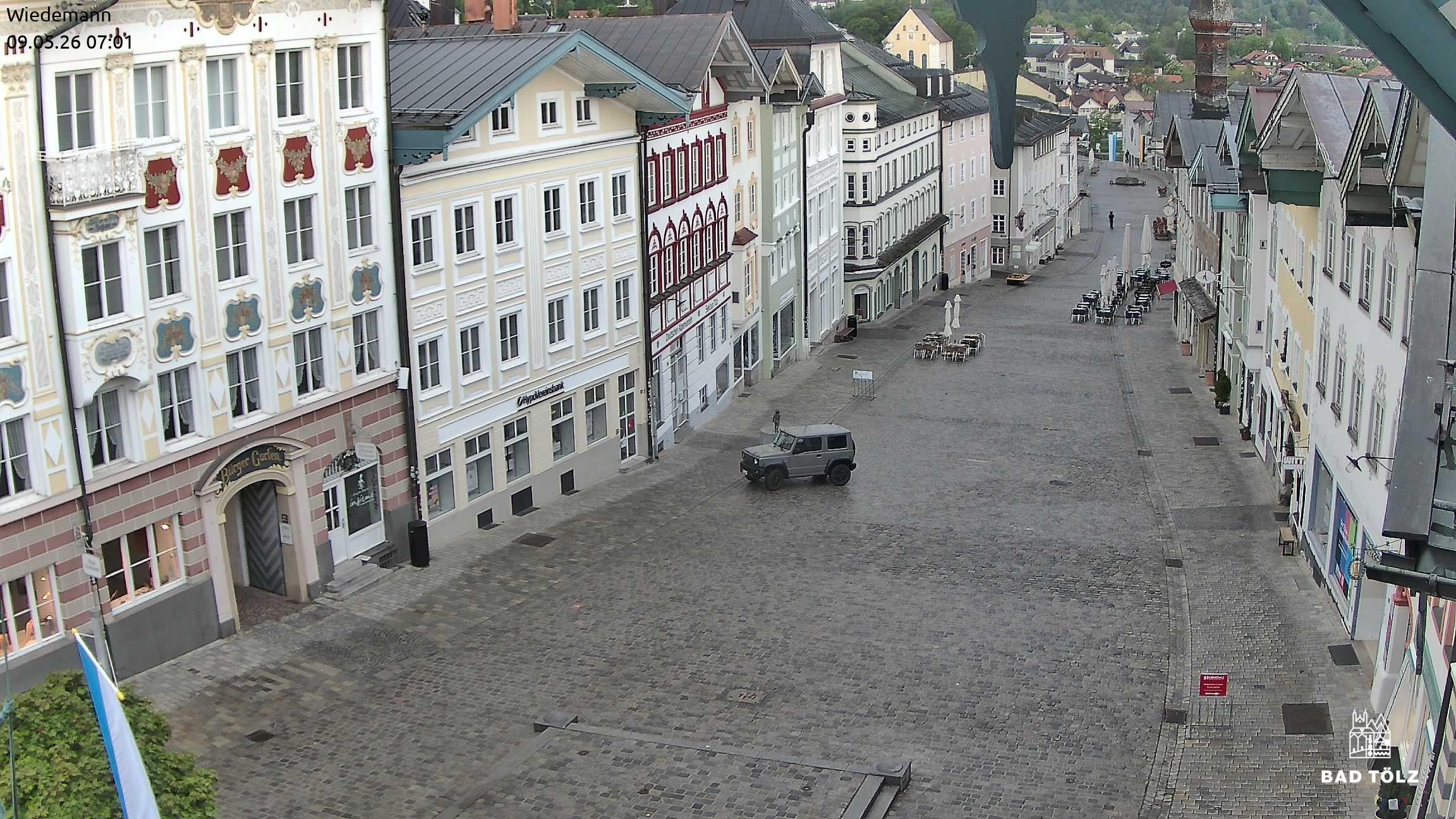 Archiv Foto Webcam Obere Marktstraße Bad Tölz
