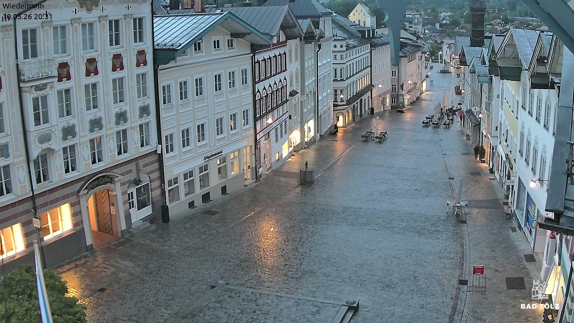 Archived image Webcam Bad Tölz - Marktstraße