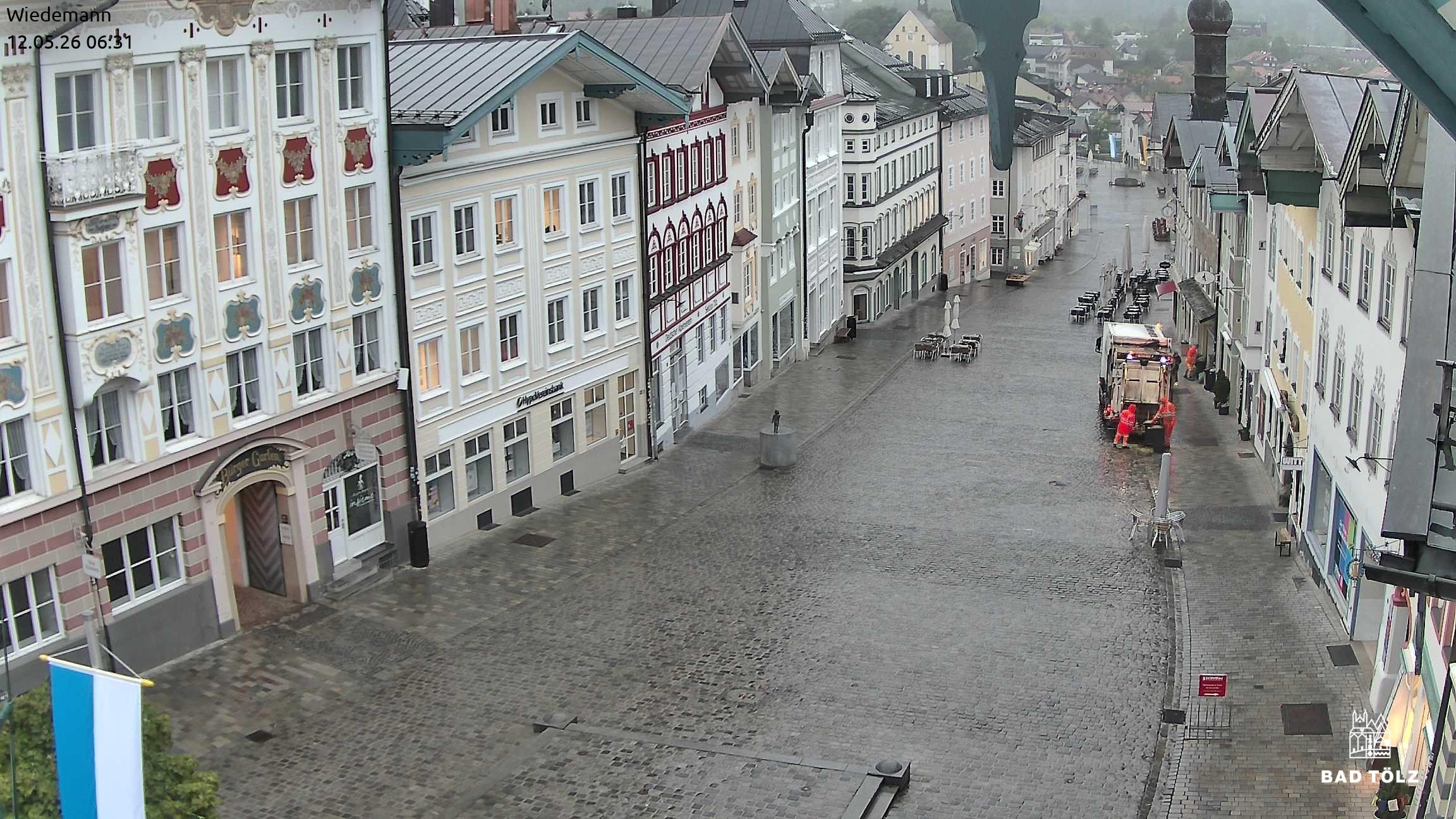 Archiv Foto Webcam Obere Marktstraße Bad Tölz