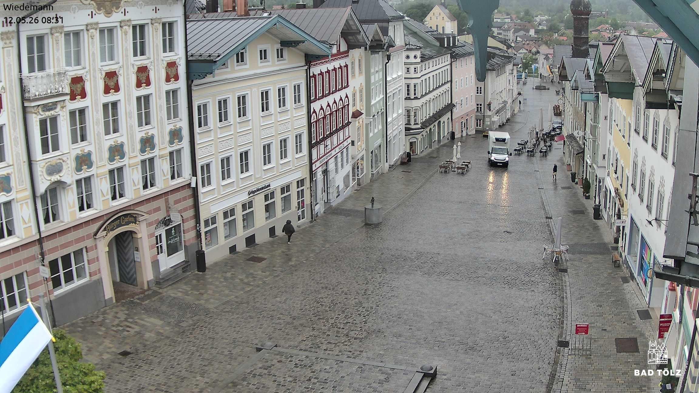 Archiv Foto Webcam Obere Marktstraße Bad Tölz