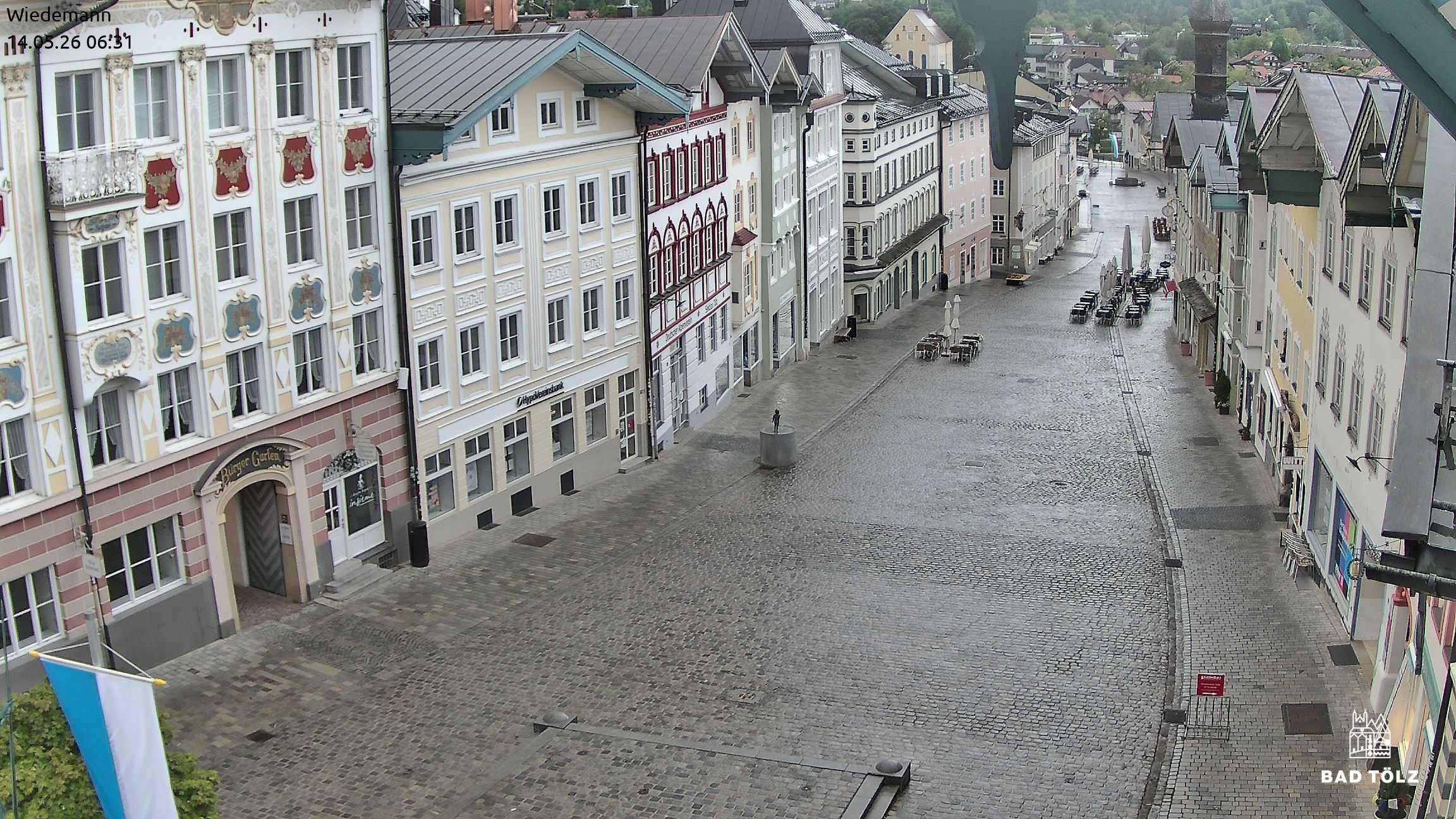 Archived image Webcam Bad Tölz - Marktstraße