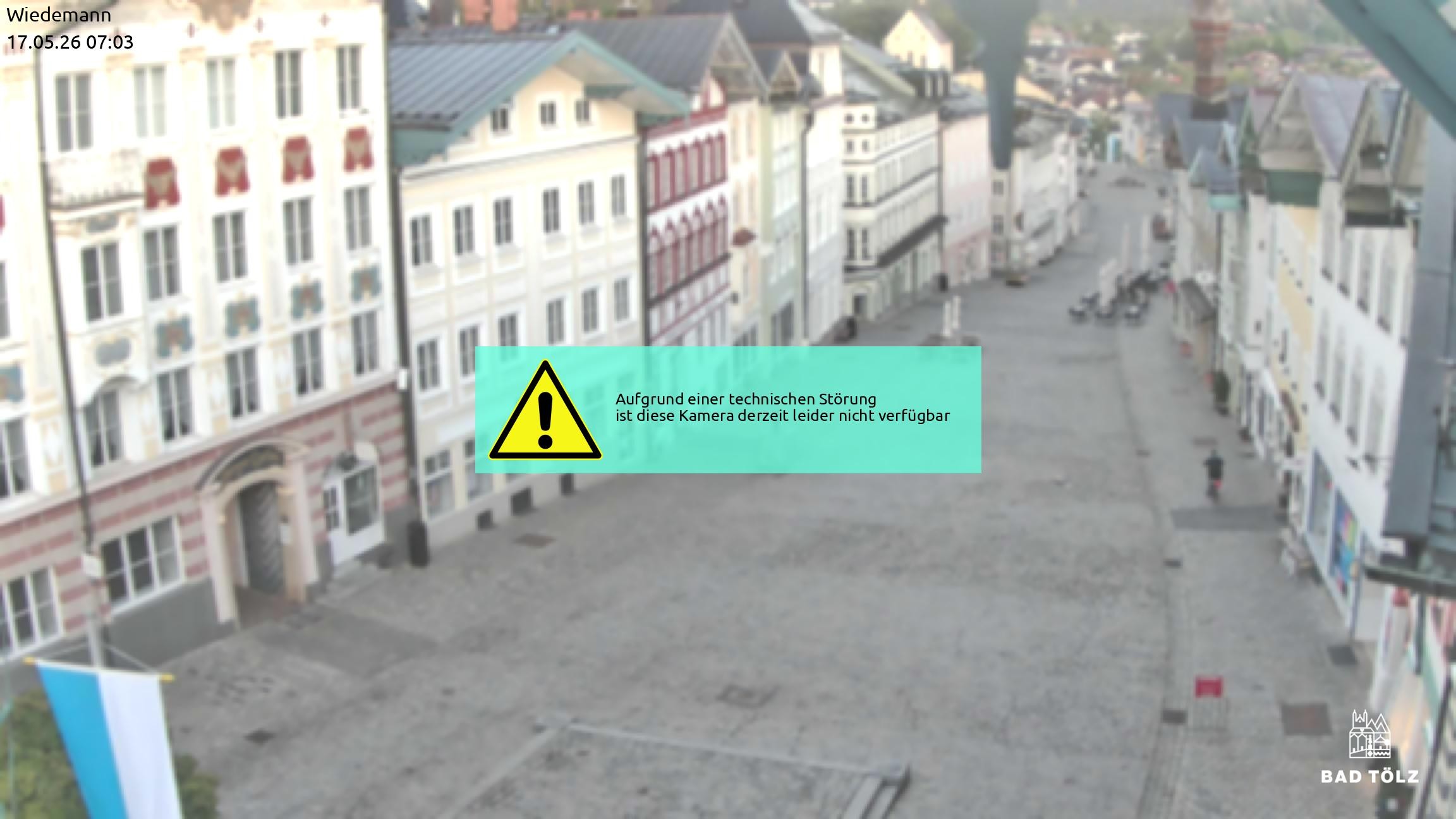 Archived image Webcam Bad Tölz - Marktstraße