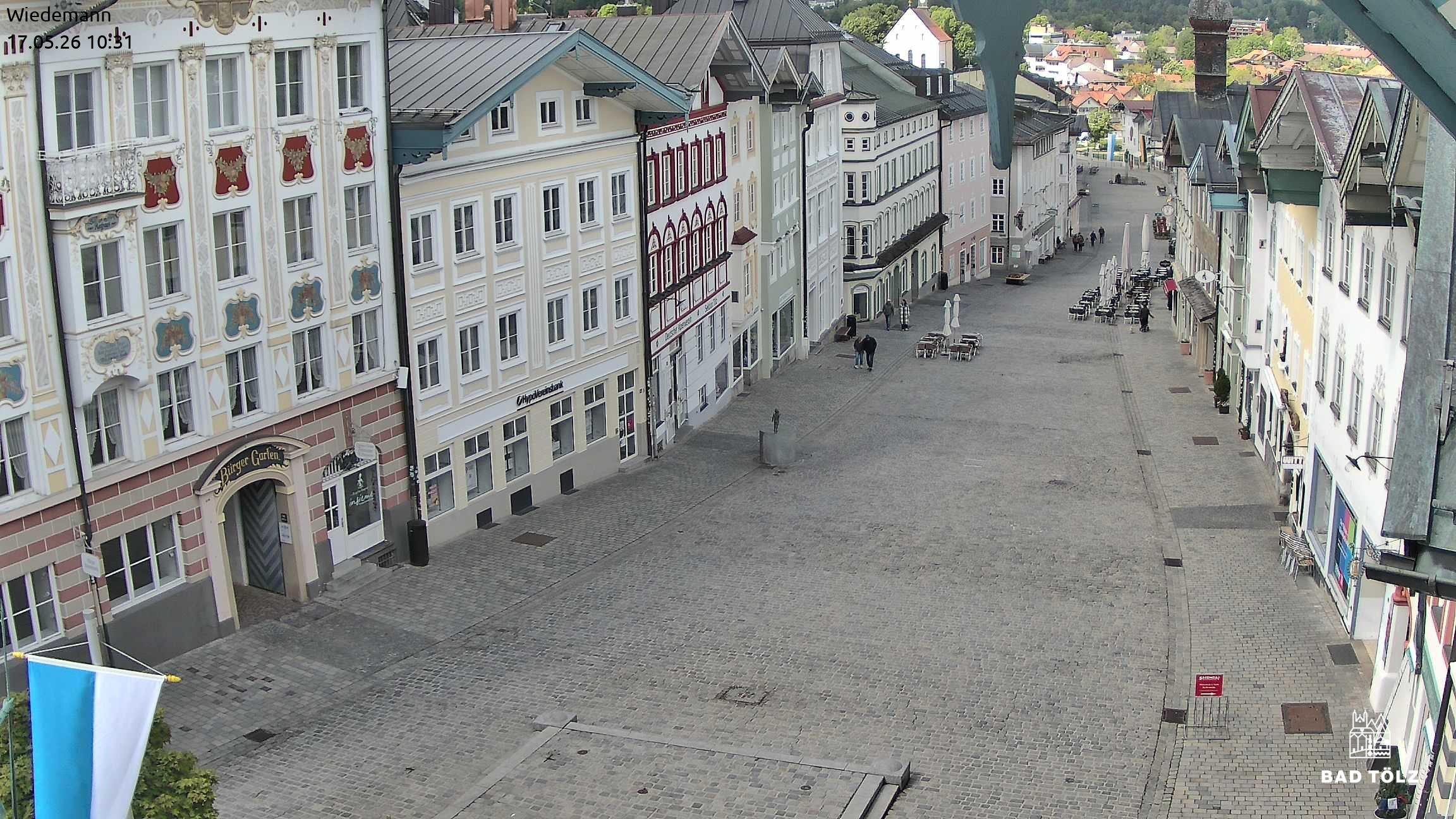 Archived image Webcam Bad Tölz - Marktstraße