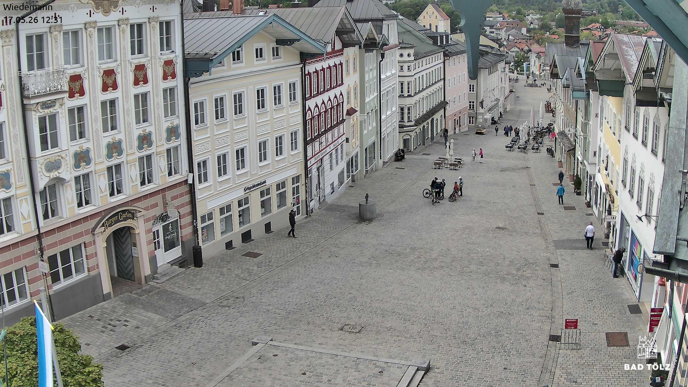 Archived image Webcam Bad Tölz - Marktstraße