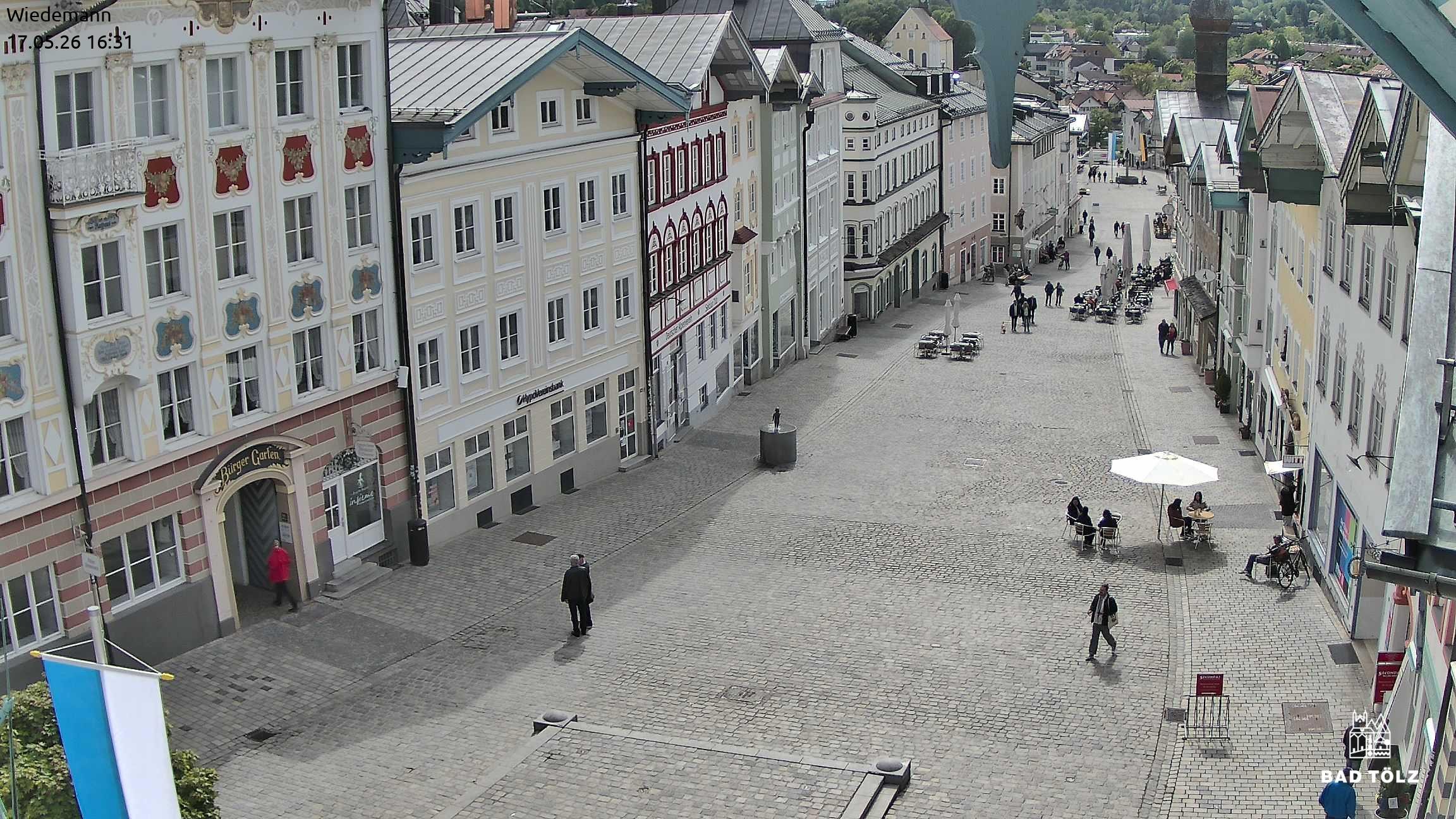 Archived image Webcam Bad Tölz - Marktstraße