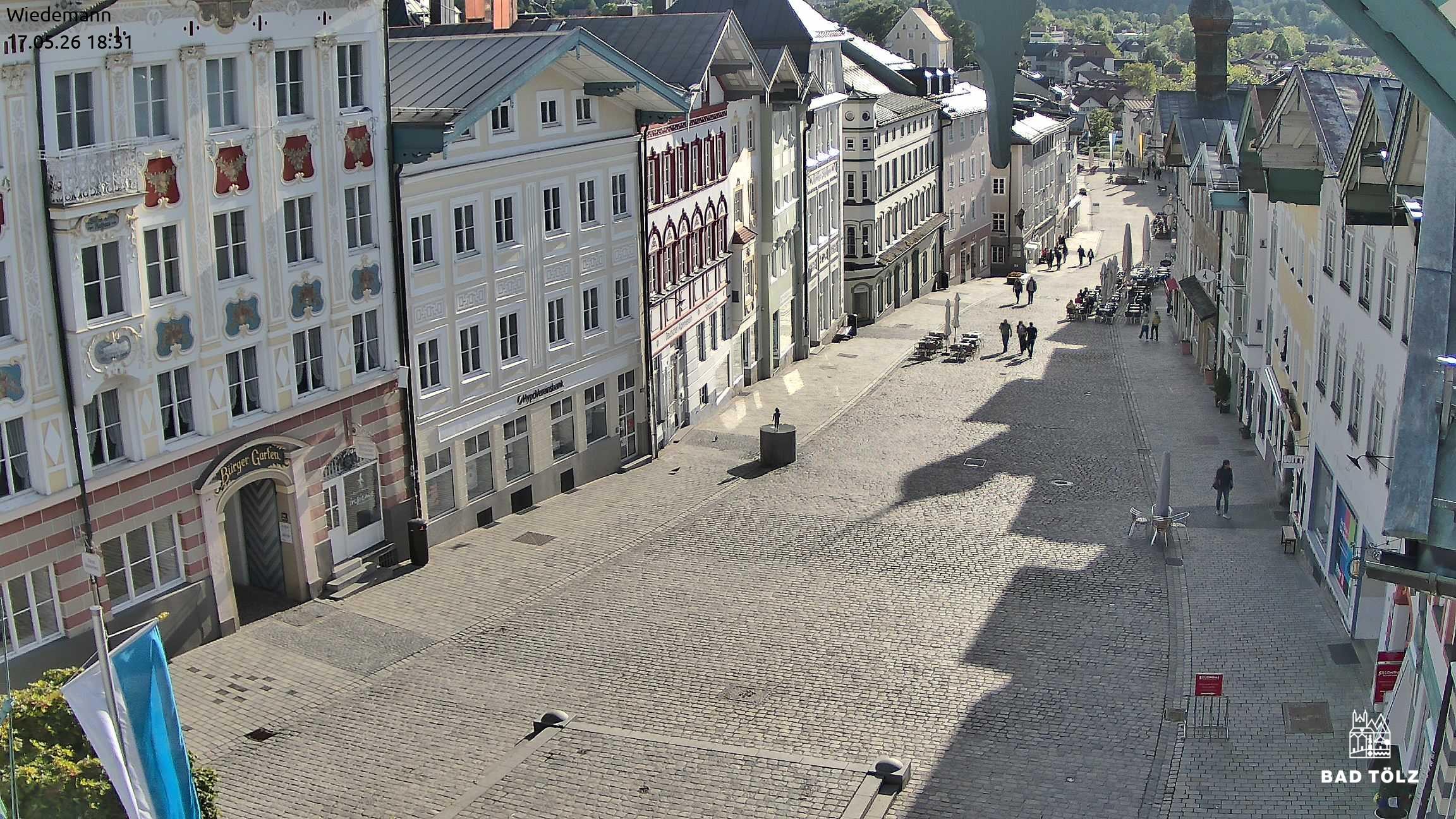 Archived image Webcam Bad Tölz - Marktstraße
