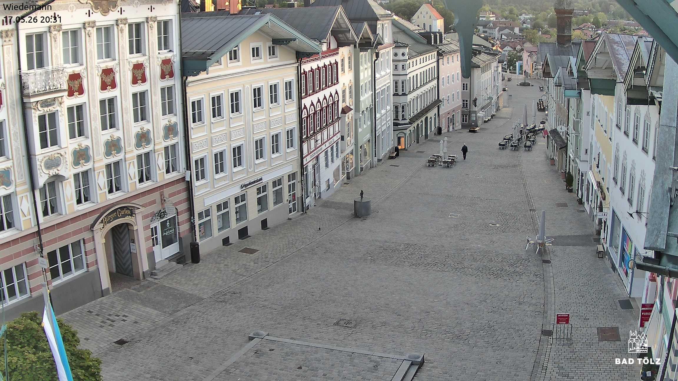 Archived image Webcam Bad Tölz - Marktstraße