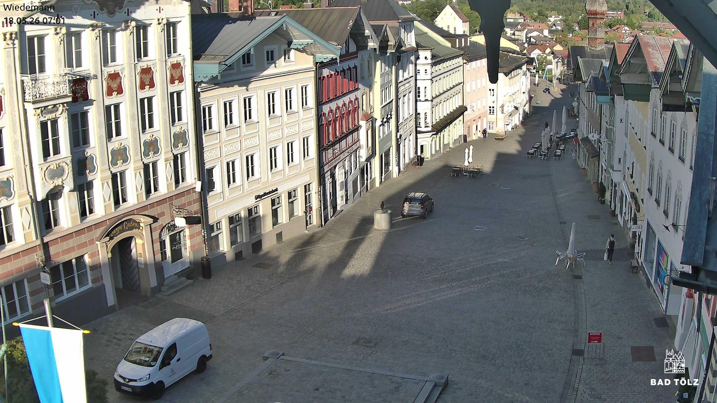 Archiv Foto Webcam Obere Marktstraße Bad Tölz