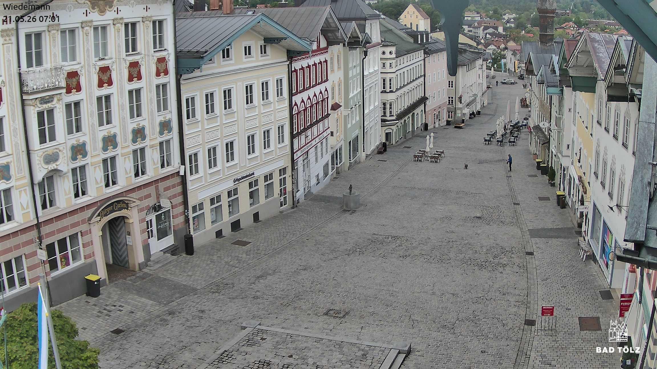 Archived image Webcam Bad Tölz - Marktstraße