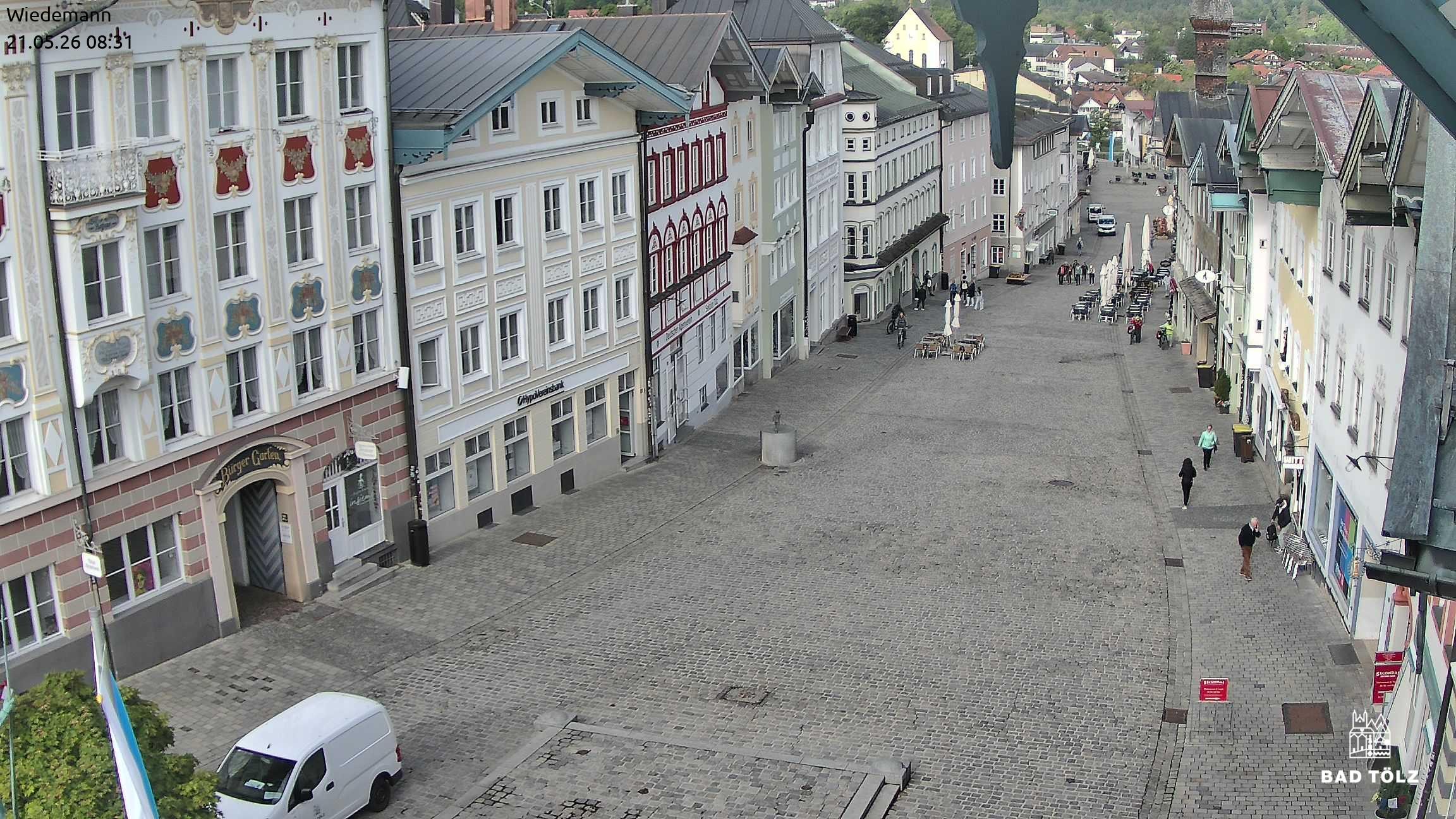 Archived image Webcam Bad Tölz - Marktstraße