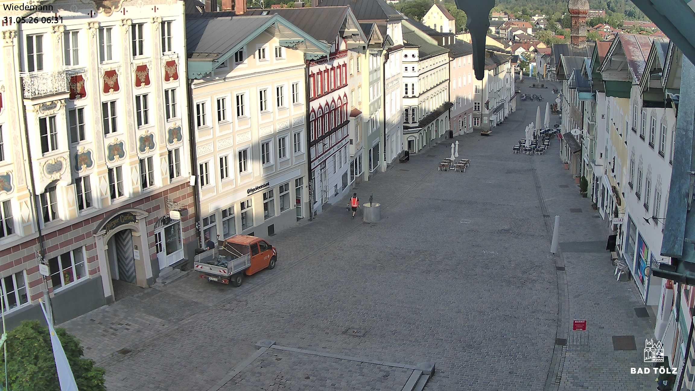 Archived image Webcam Bad Tölz - Marktstraße