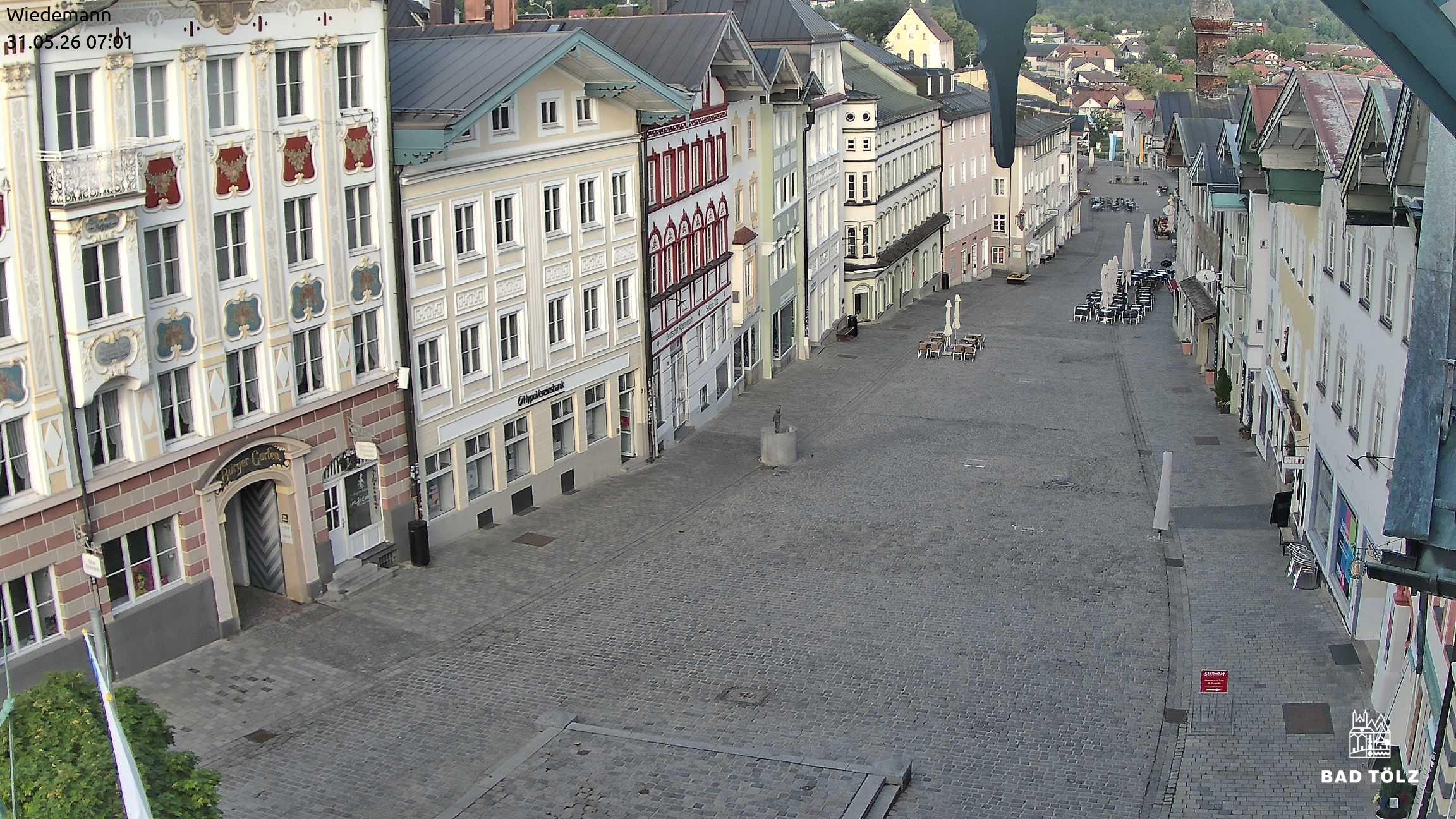 Archived image Webcam Bad Tölz - Marktstraße