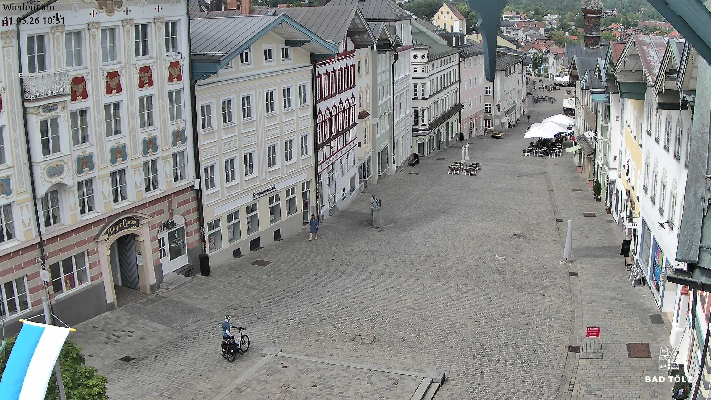 Archived image Webcam Bad Tölz - Marktstraße