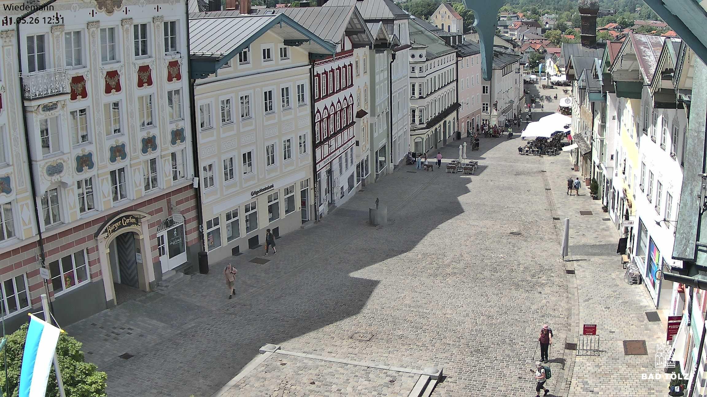 Archived image Webcam Bad Tölz - Marktstraße