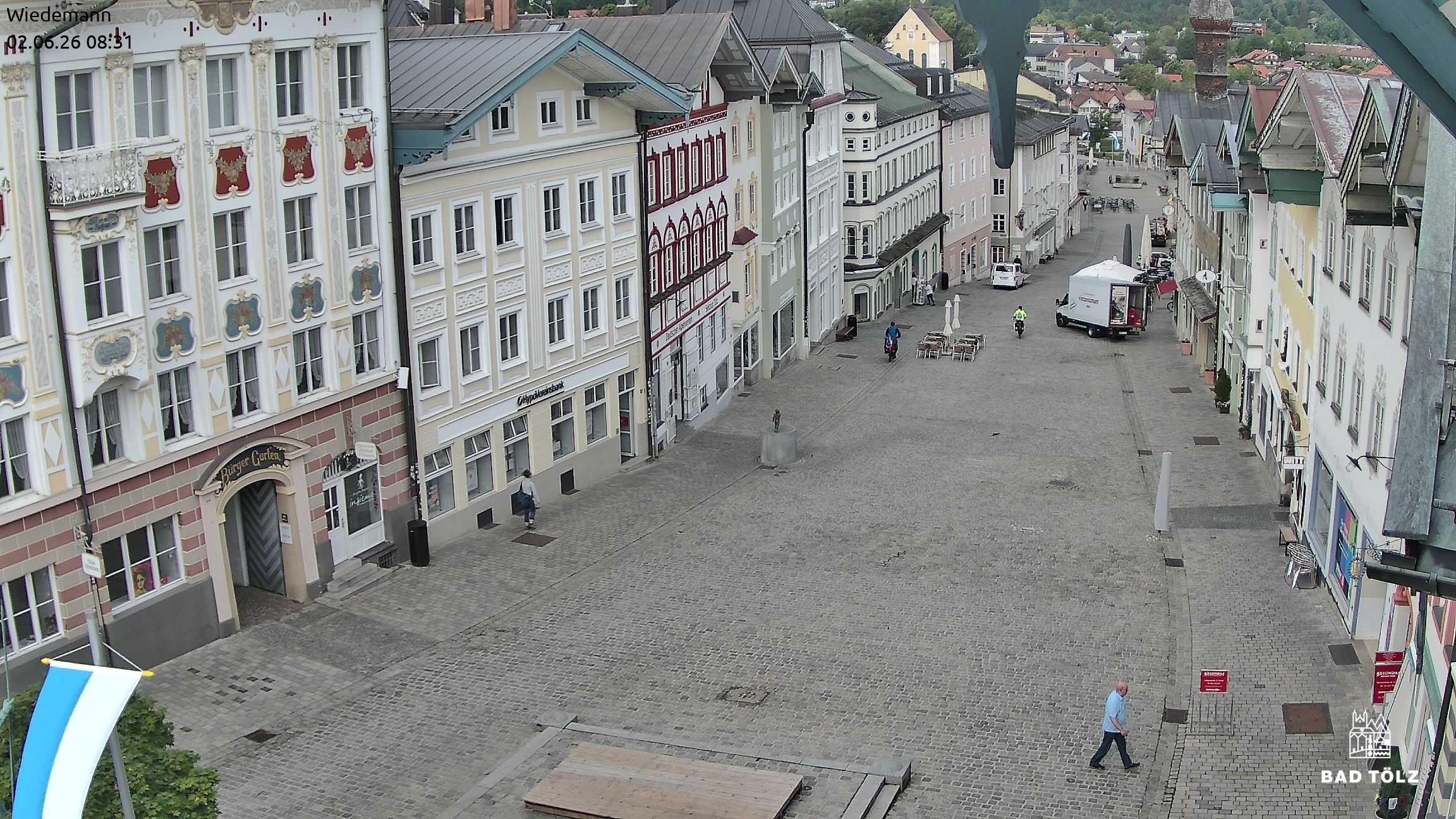 Archived image Webcam Bad Tölz - Marktstraße