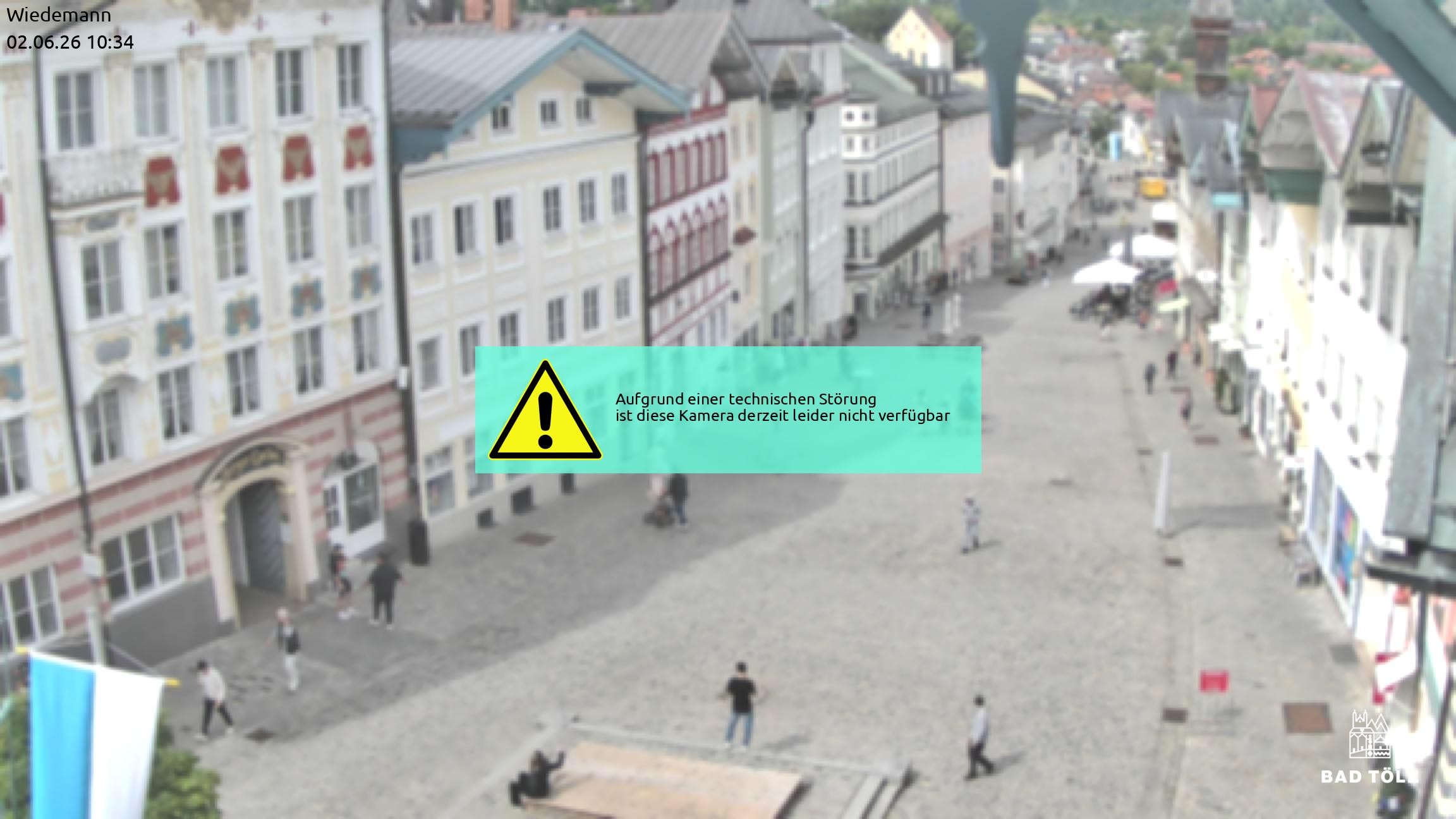 Archived image Webcam Bad Tölz - Marktstraße