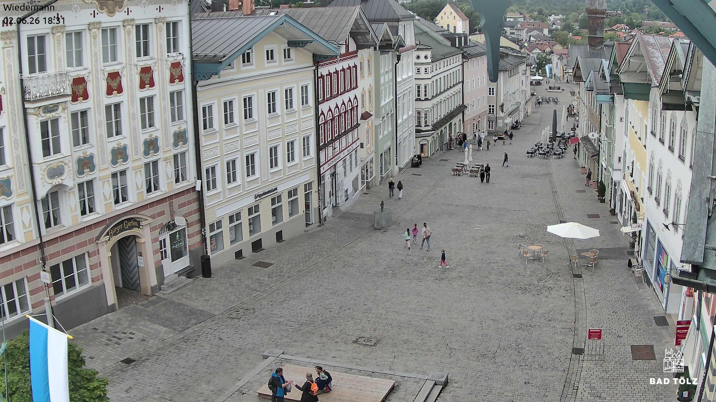 Archived image Webcam Bad Tölz - Marktstraße