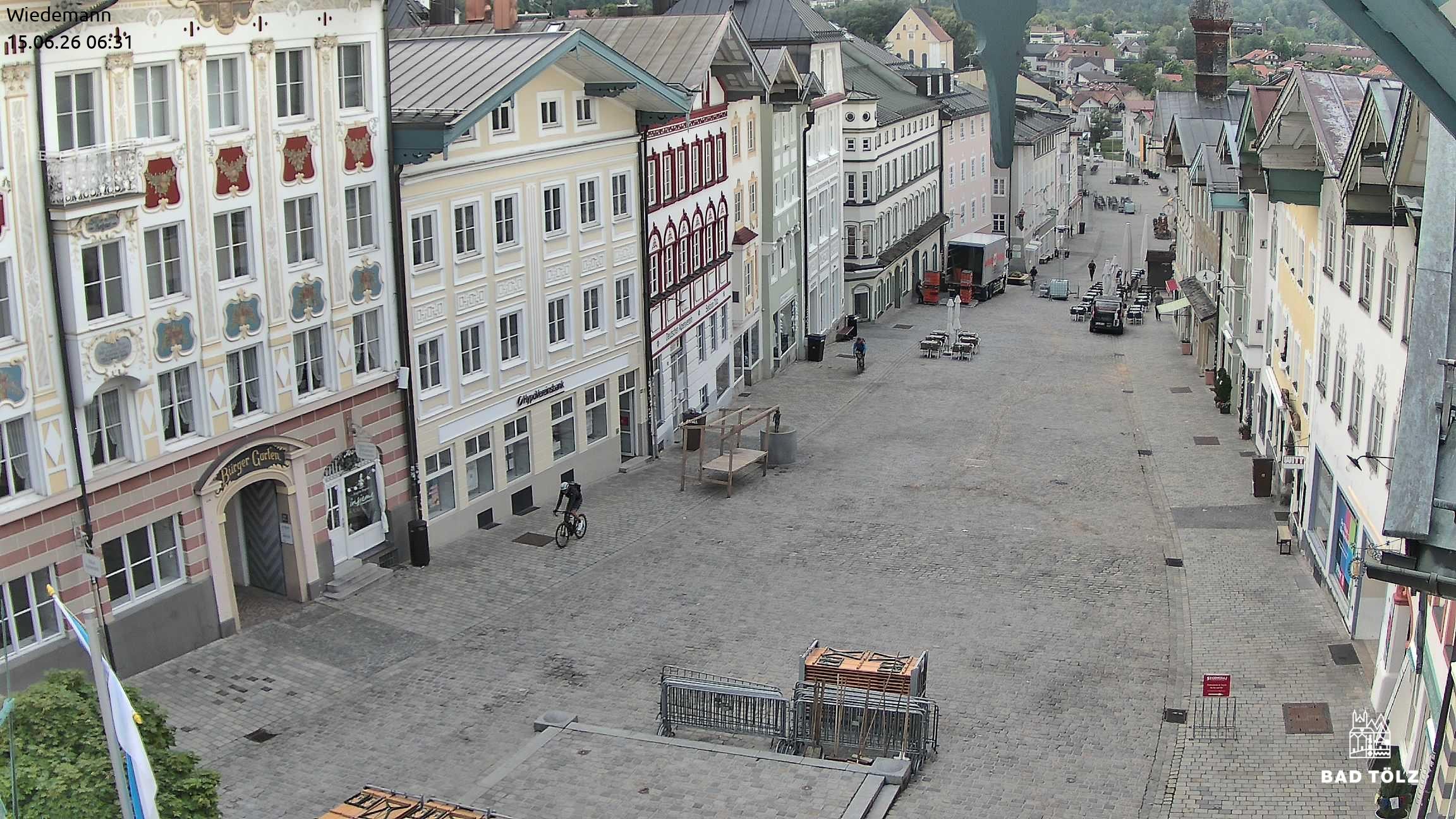 Archived image Webcam Bad Tölz - Marktstraße