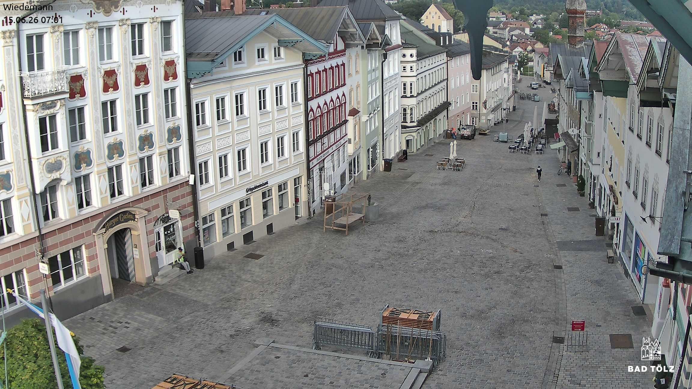 Archived image Webcam Bad Tölz - Marktstraße
