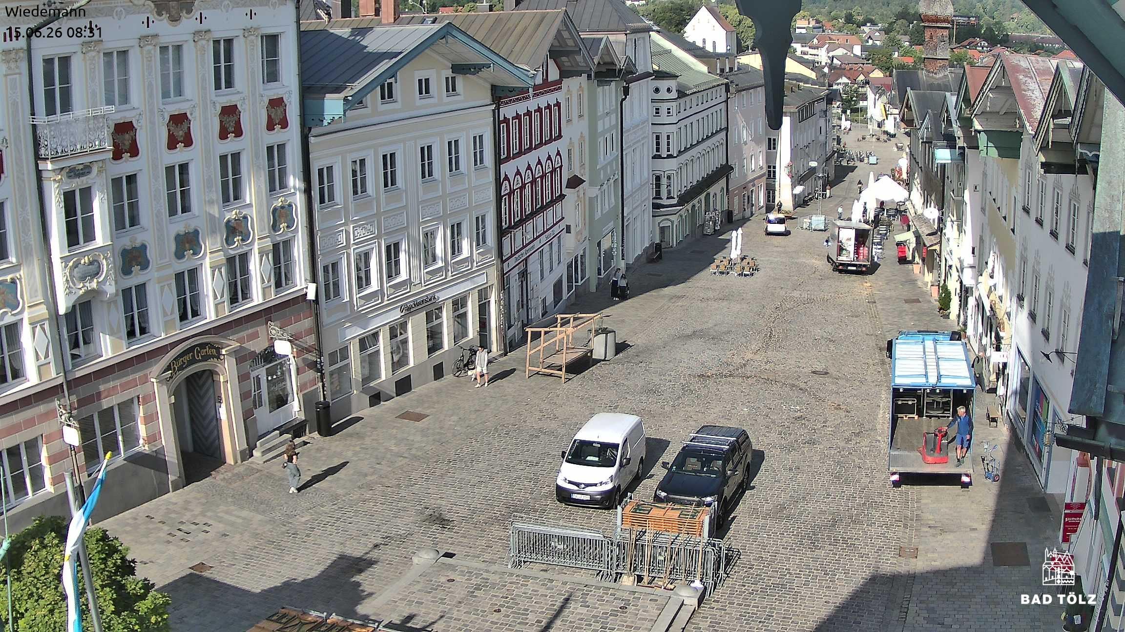 Archived image Webcam Bad Tölz - Marktstraße