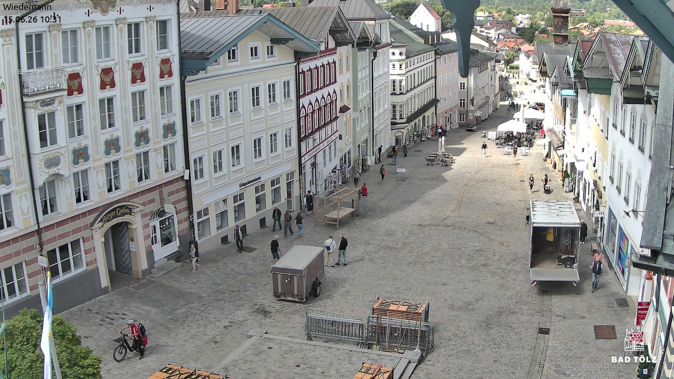 Archived image Webcam Bad Tölz - Marktstraße