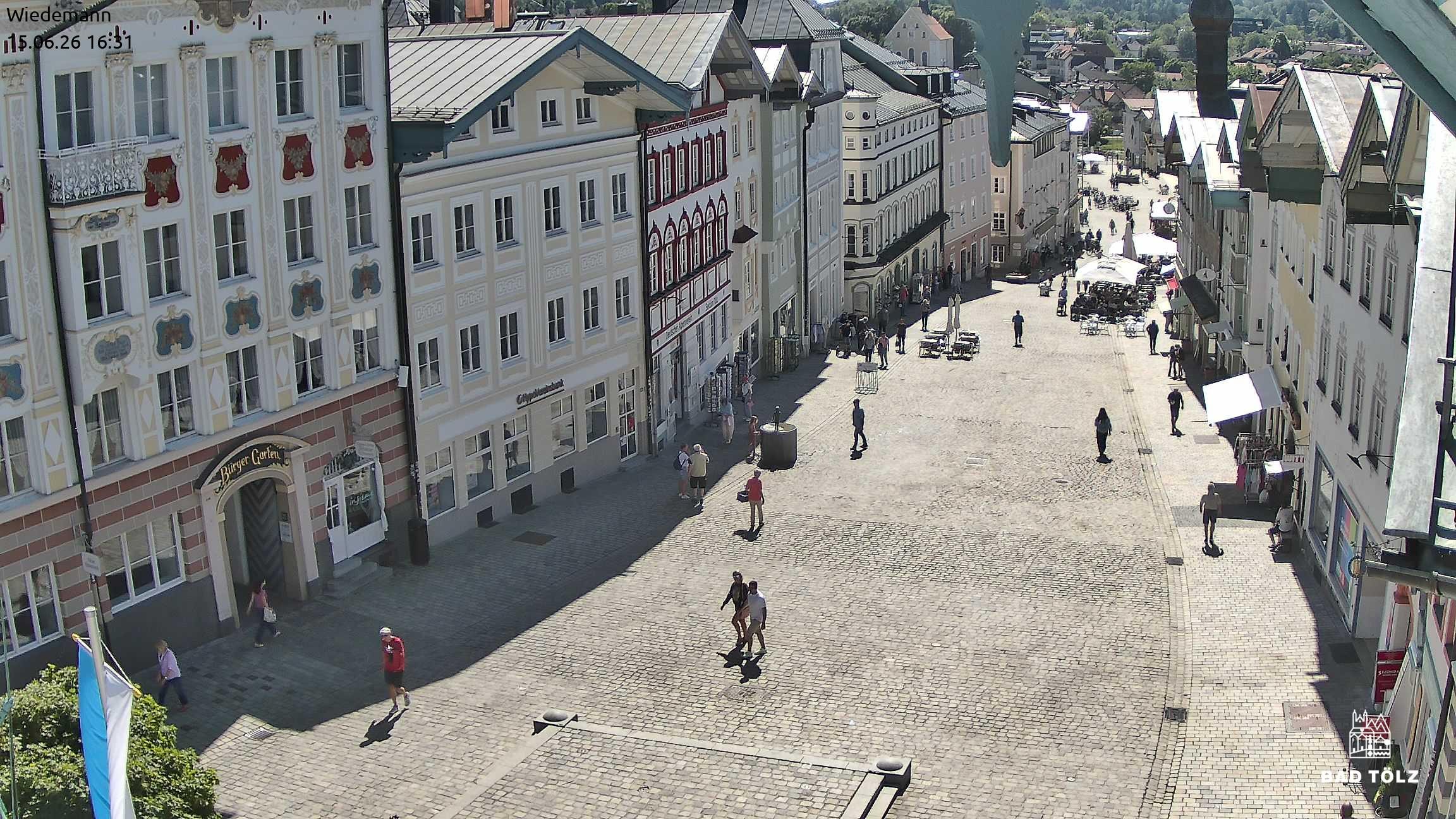 Archived image Webcam Bad Tölz - Marktstraße